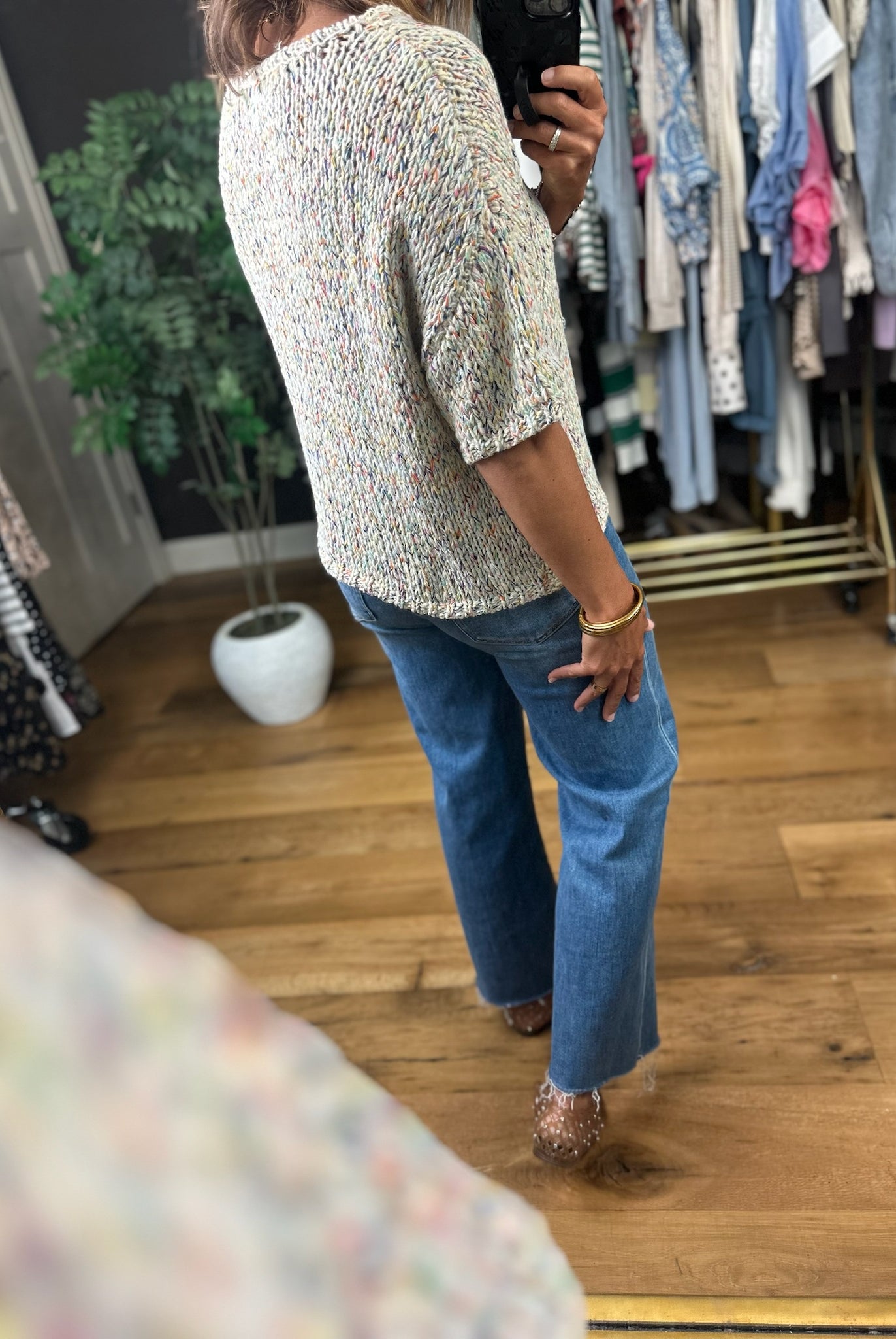 She's The One Knit Top-Sweaters-By Together-Anna Kaytes Boutique, Women's Fashion Boutique in Grinnell, Iowa