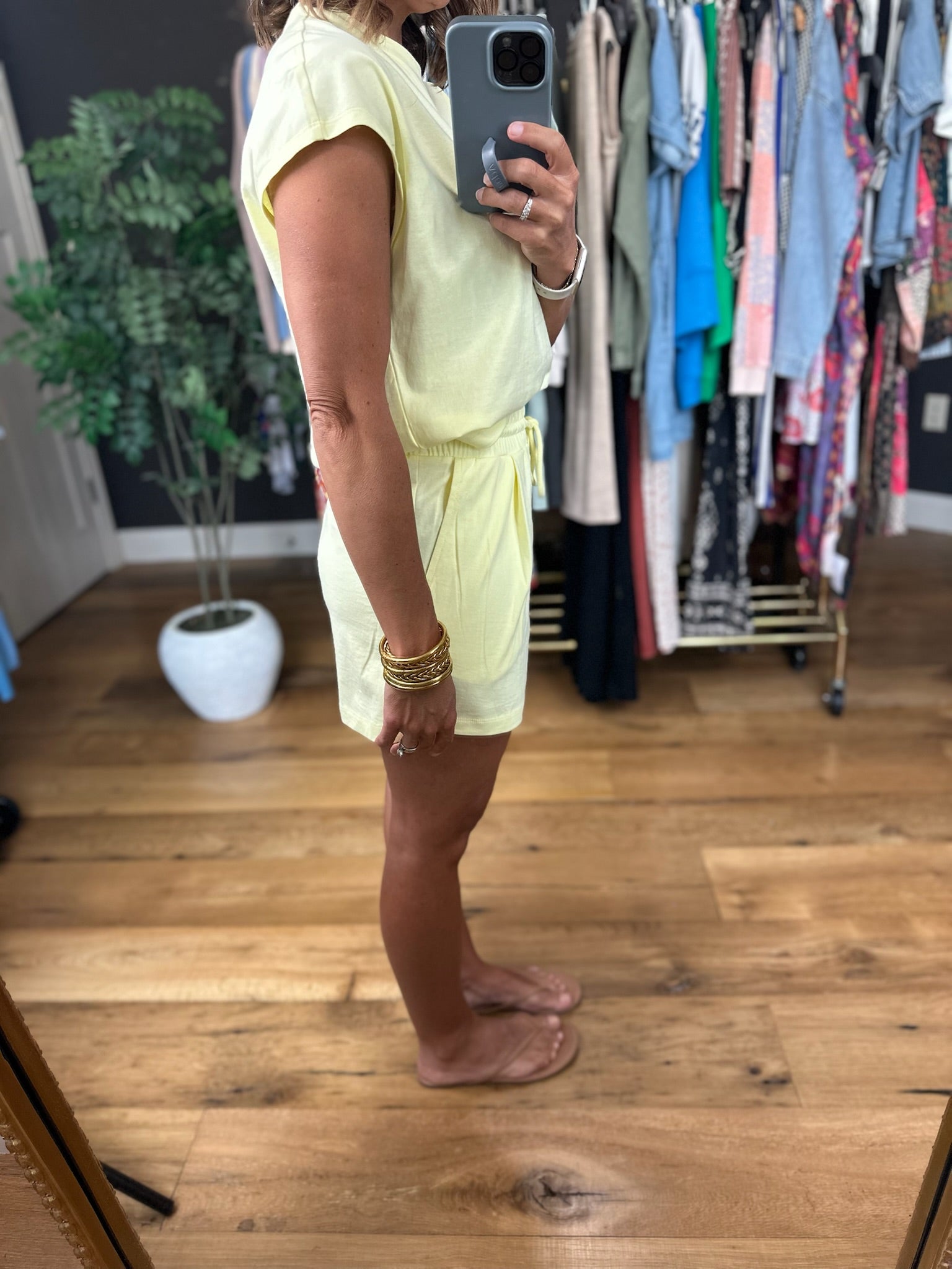 Loved In 2-Piece Set-Short Sleeves-Double Zero-Anna Kaytes Boutique, Women's Fashion Boutique in Grinnell, Iowa