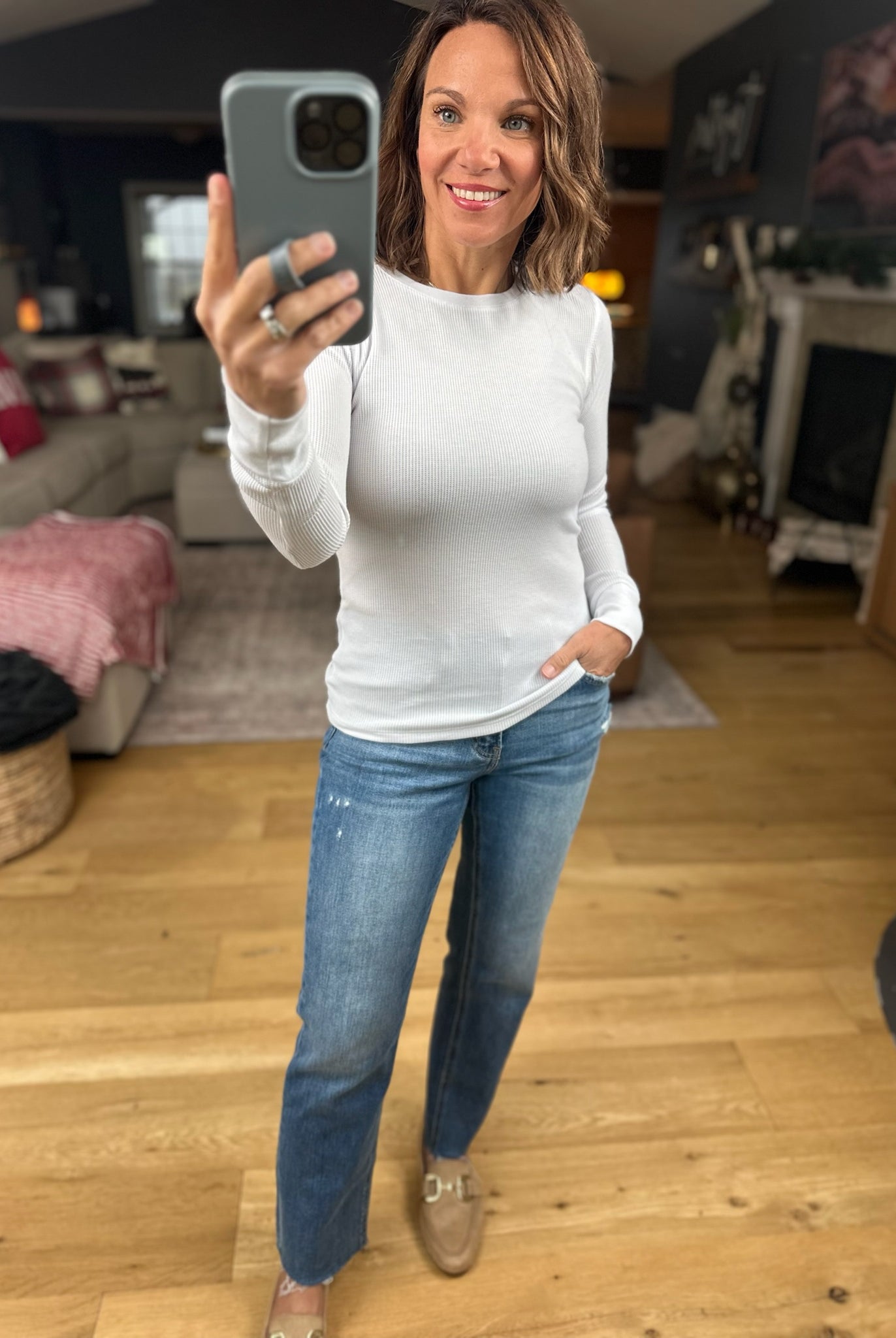 The Paige Ribbed Long Sleeve Top-Long Sleeves-Active Basics-Anna Kaytes Boutique, Women's Fashion Boutique in Grinnell, Iowa