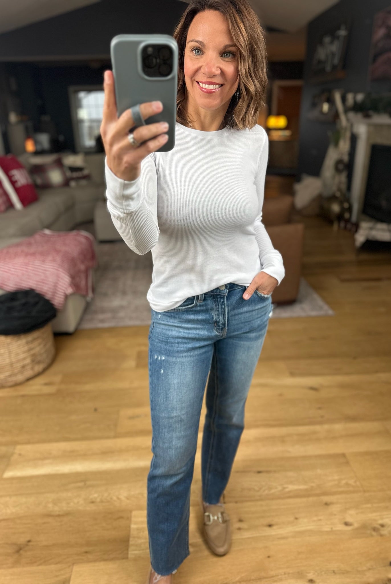 The Paige Ribbed Long Sleeve Top-Long Sleeves-Active Basics-Anna Kaytes Boutique, Women's Fashion Boutique in Grinnell, Iowa