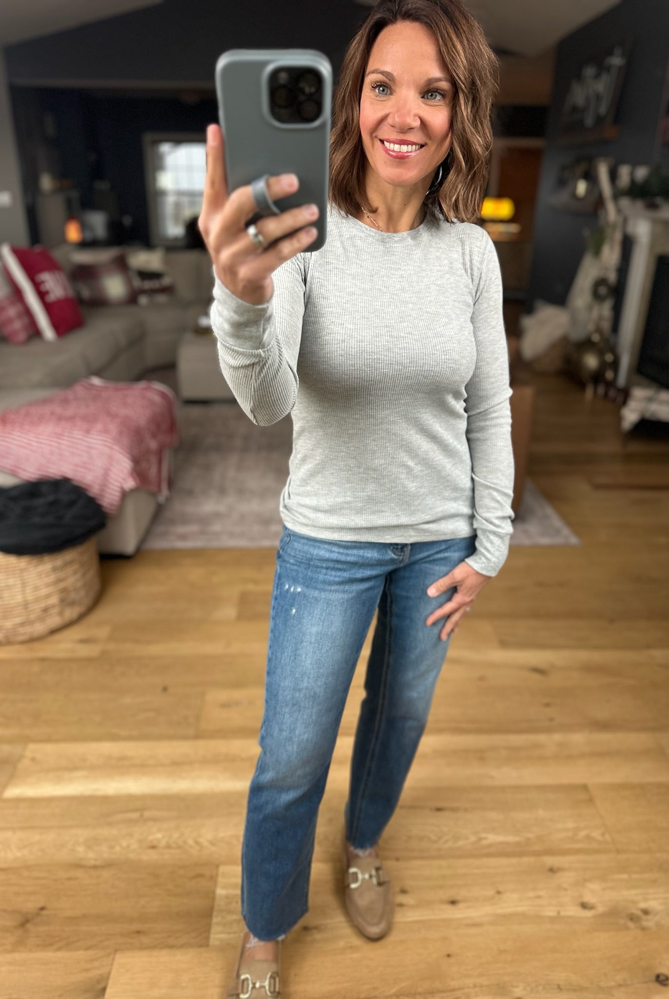 The Paige Ribbed Long Sleeve Top-Long Sleeves-Active Basics-Anna Kaytes Boutique, Women's Fashion Boutique in Grinnell, Iowa