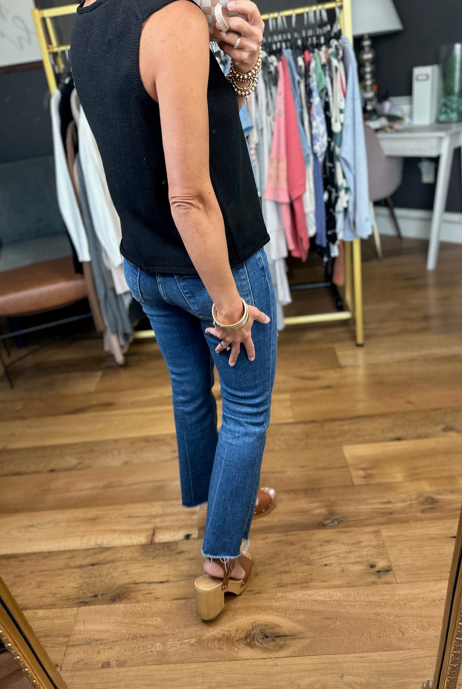 Merely Curious Button Knit Vest - Multiple Options-Wishlist-Anna Kaytes Boutique, Women's Fashion Boutique in Grinnell, Iowa