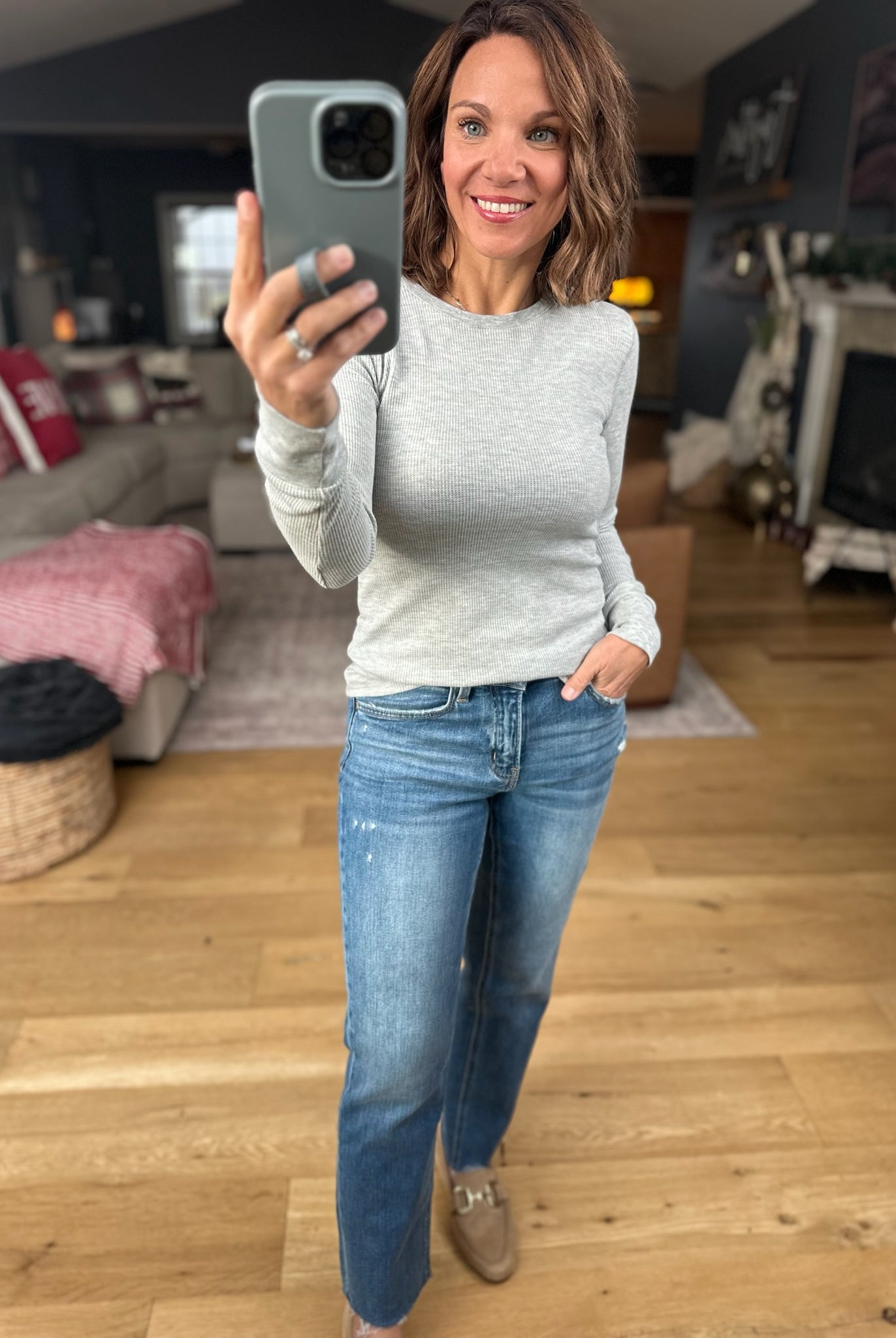 The Paige Ribbed Long Sleeve Top-Long Sleeves-Active Basics-Anna Kaytes Boutique, Women's Fashion Boutique in Grinnell, Iowa