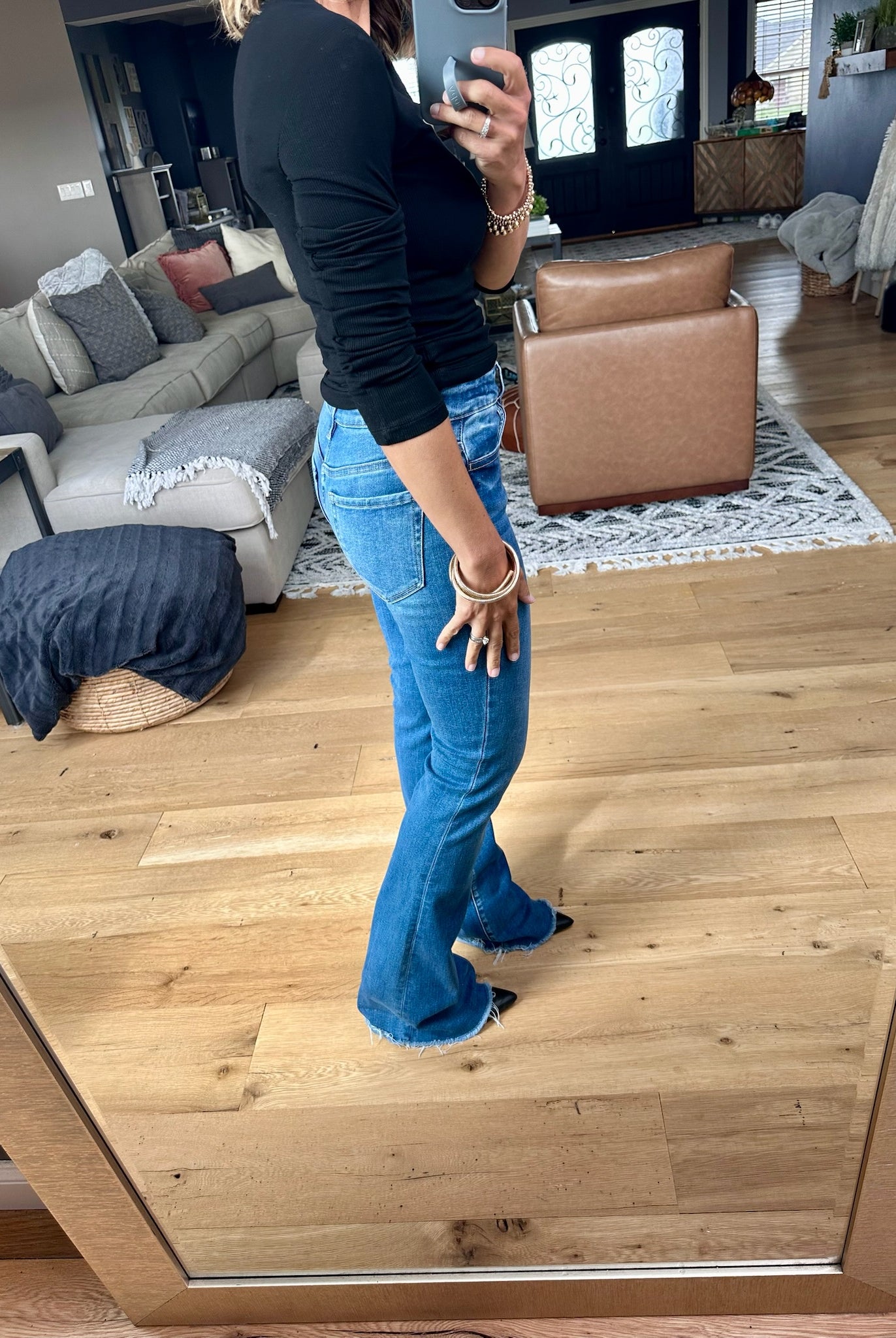 The Tara Mid-Rise Flare Denim-Vervet-Anna Kaytes Boutique, Women's Fashion Boutique in Grinnell, Iowa