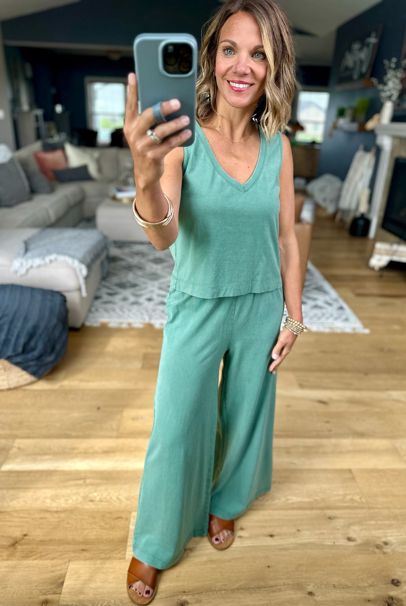 Z-Supply Juniper Tank + Wide-Leg Pant Set-Z Supply-Anna Kaytes Boutique, Women's Fashion Boutique in Grinnell, Iowa