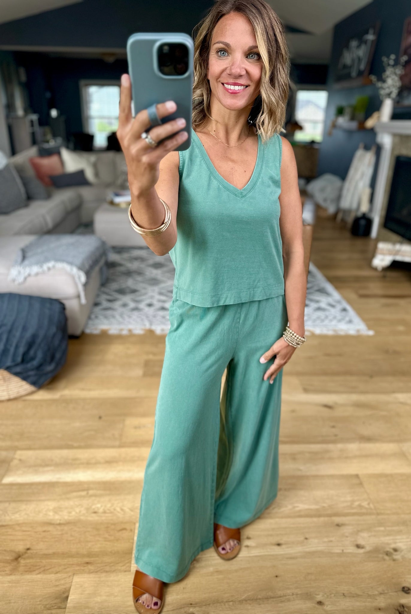 Z-Supply Juniper Tank + Wide-Leg Pant Set-Z Supply-Anna Kaytes Boutique, Women's Fashion Boutique in Grinnell, Iowa