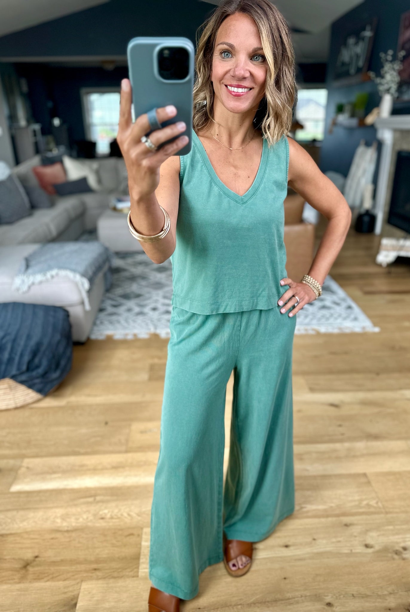 Z-Supply Juniper Tank + Wide-Leg Pant Set-Z Supply-Anna Kaytes Boutique, Women's Fashion Boutique in Grinnell, Iowa