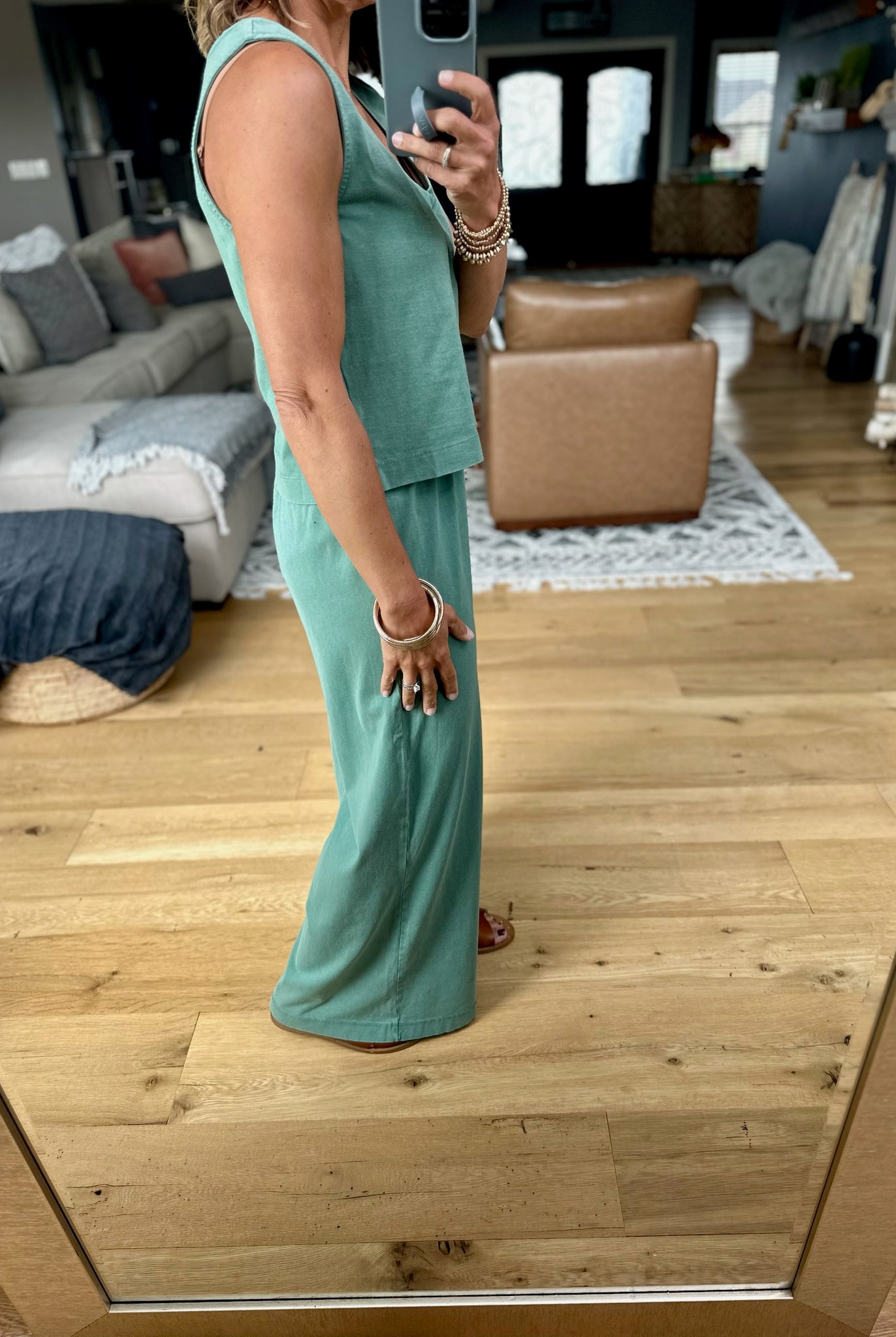 Z-Supply Juniper Tank + Wide-Leg Pant Set-Z Supply-Anna Kaytes Boutique, Women's Fashion Boutique in Grinnell, Iowa