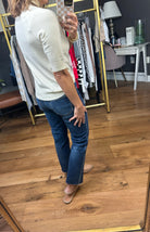 Better News Short Sleeve Turtle-Neck Top - Multiple Options-Skies Are Blue-Anna Kaytes Boutique, Women's Fashion Boutique in Grinnell, Iowa