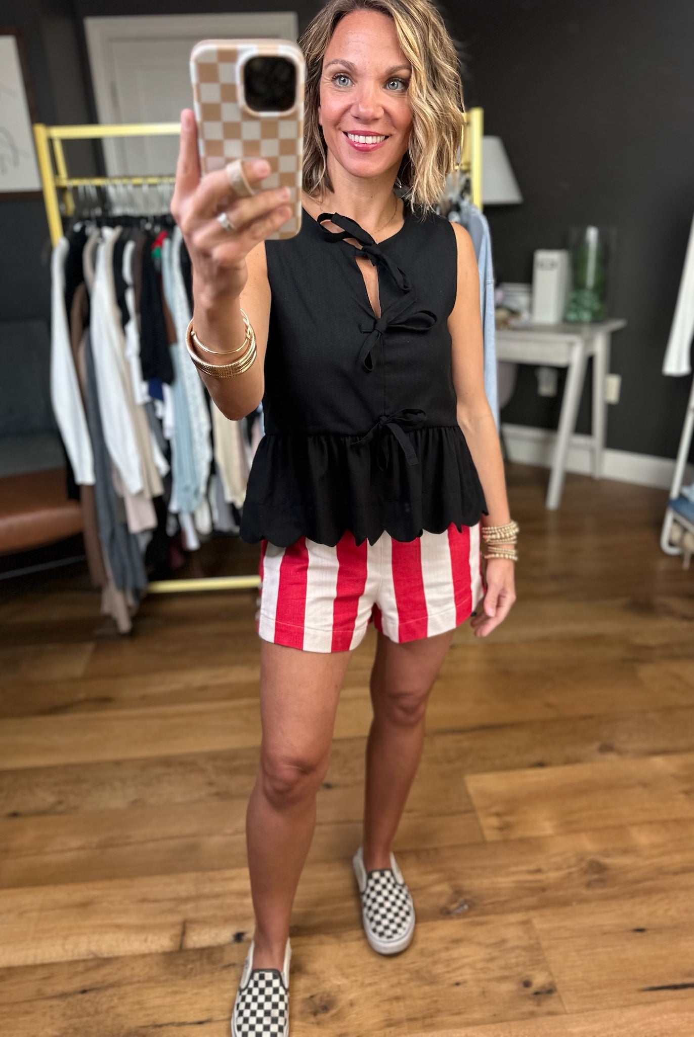 Summer Season Striped Short - Multiple Options-Wishlist-Anna Kaytes Boutique, Women's Fashion Boutique in Grinnell, Iowa