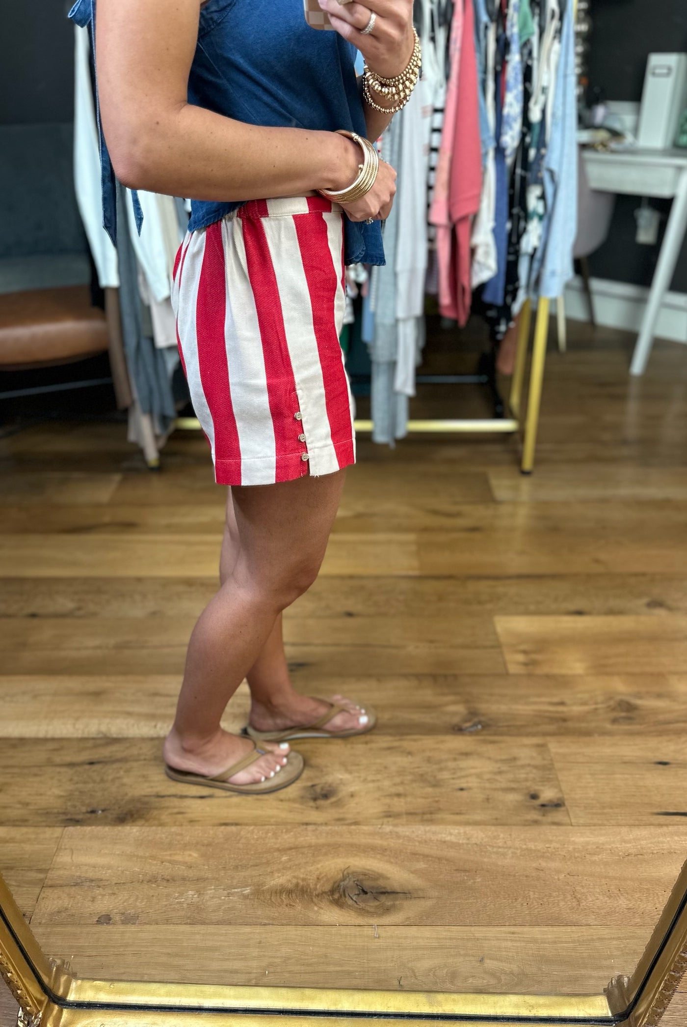 Summer Season Striped Short - Multiple Options-Wishlist-Anna Kaytes Boutique, Women's Fashion Boutique in Grinnell, Iowa