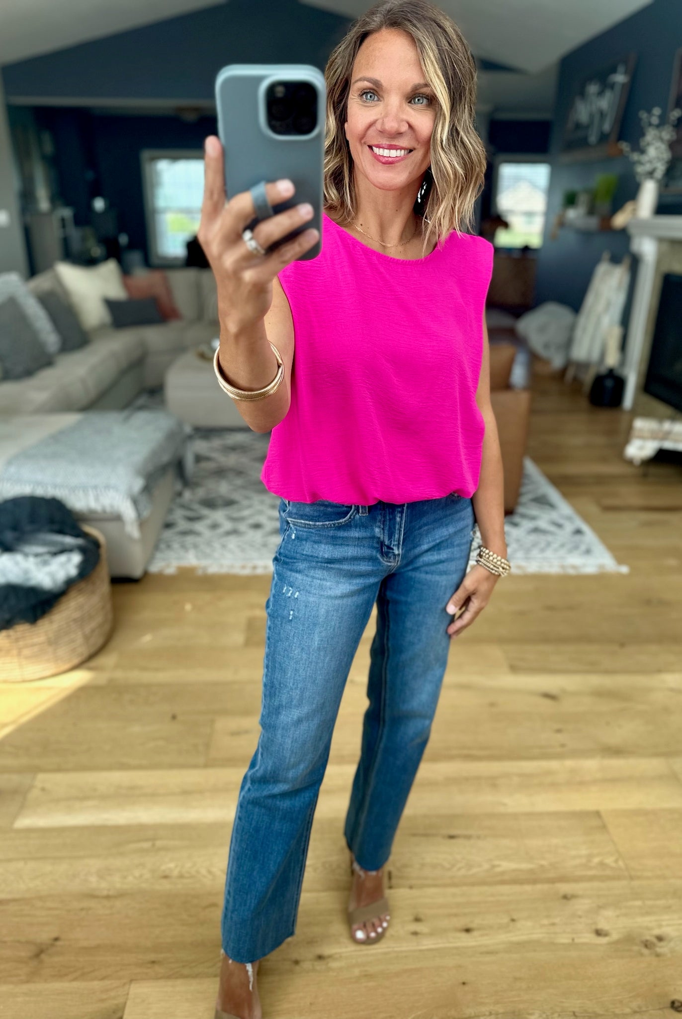 Breaking Free Boxy Top-Sleeveless-Les Amis-Anna Kaytes Boutique, Women's Fashion Boutique in Grinnell, Iowa