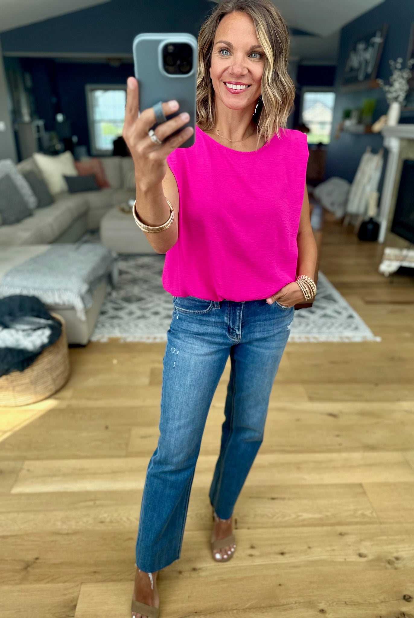 Breaking Free Boxy Top-Sleeveless-Les Amis-Anna Kaytes Boutique, Women's Fashion Boutique in Grinnell, Iowa