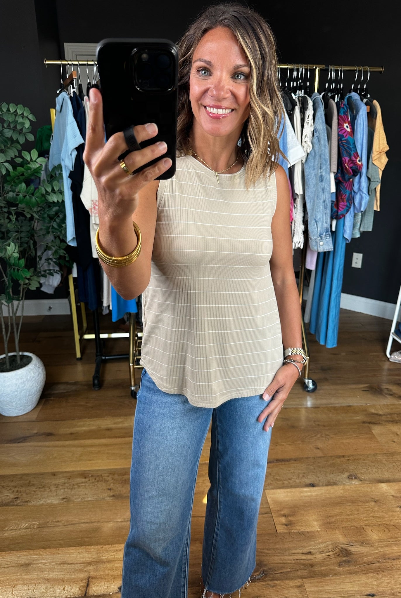 Make It Work Ribbed Tank - Thread & Supply-Sleeveless-Thread & Supply-Anna Kaytes Boutique, Women's Fashion Boutique in Grinnell, Iowa