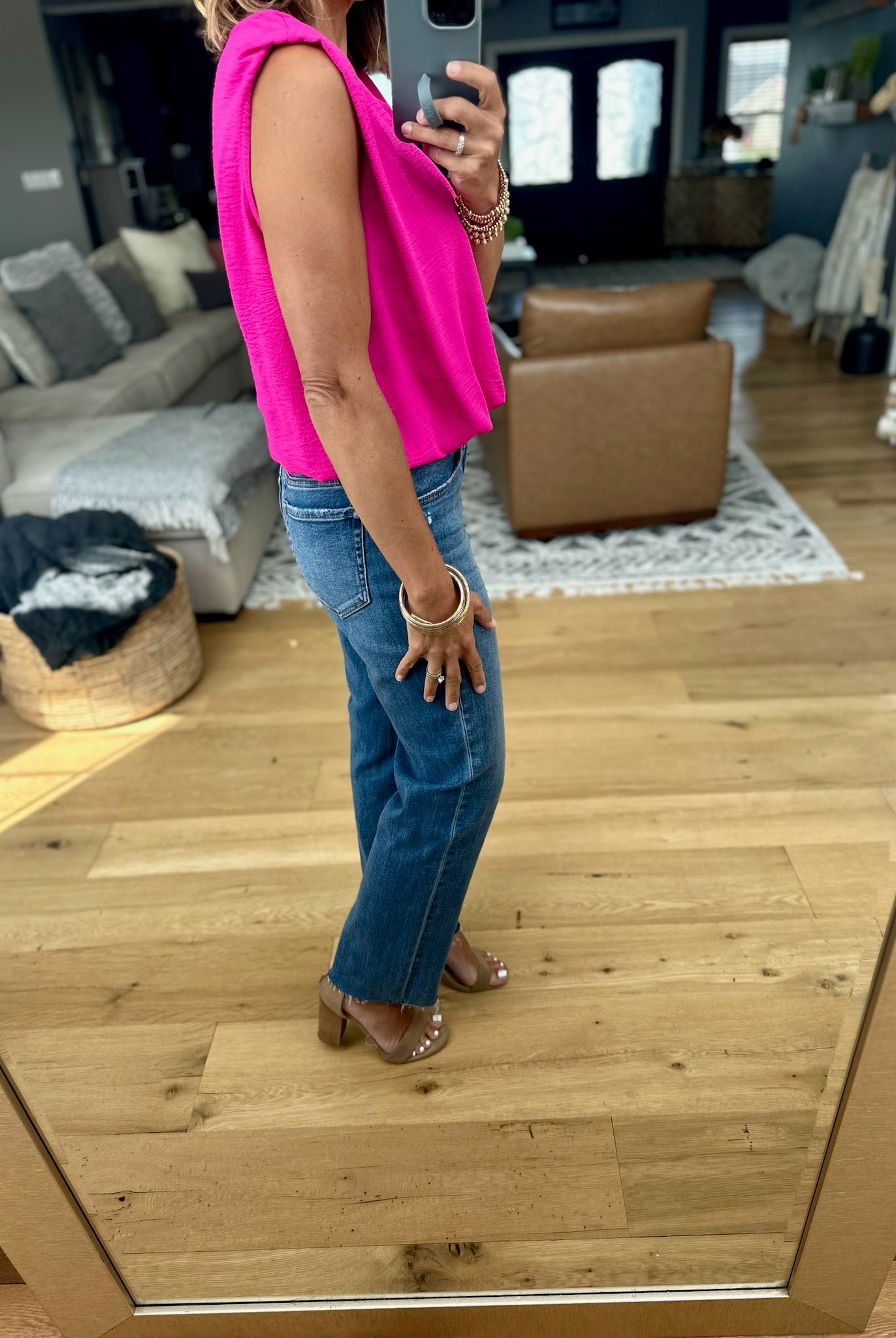 Breaking Free Boxy Top-Sleeveless-Les Amis-Anna Kaytes Boutique, Women's Fashion Boutique in Grinnell, Iowa