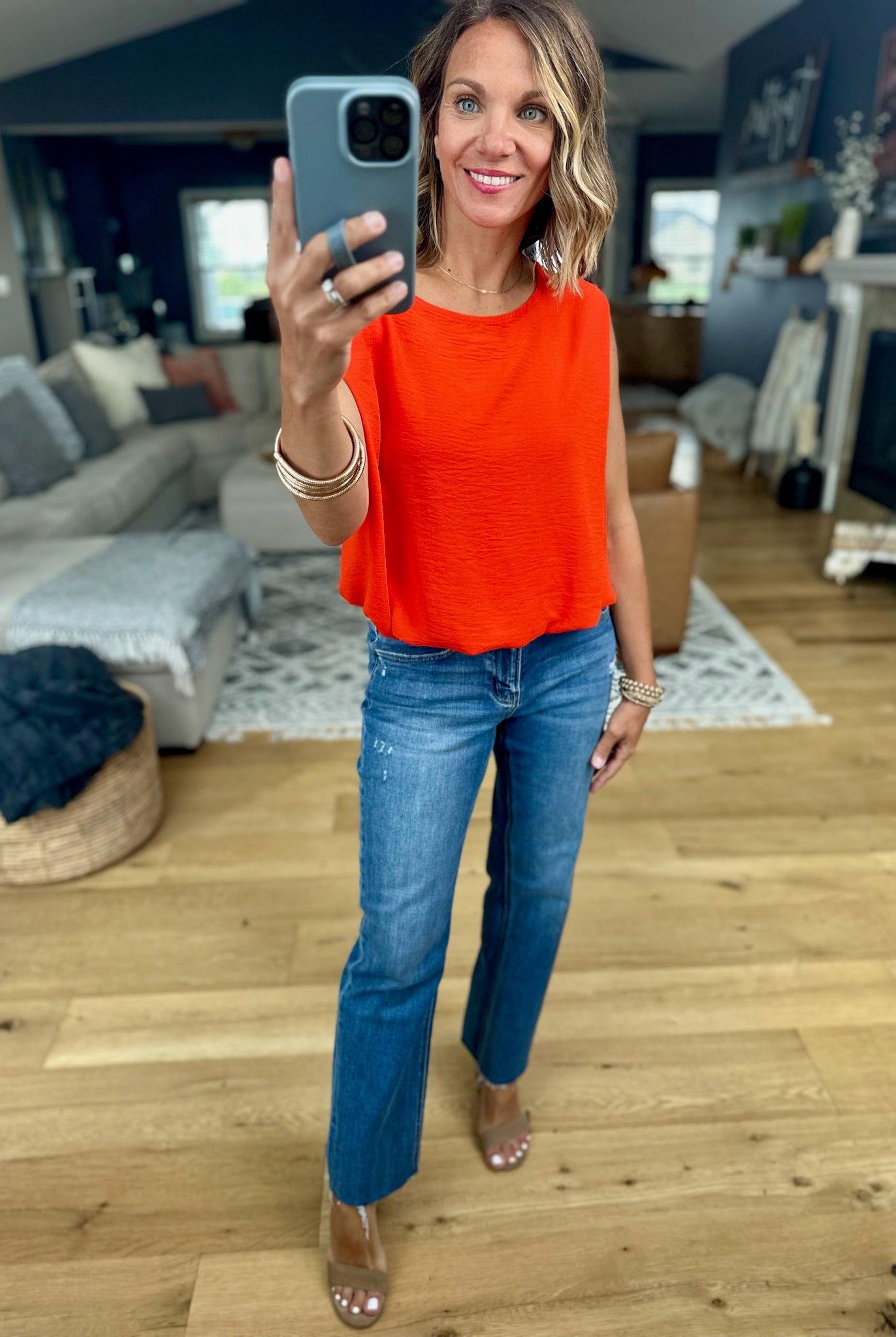 Breaking Free Boxy Top-Sleeveless-Les Amis-Anna Kaytes Boutique, Women's Fashion Boutique in Grinnell, Iowa