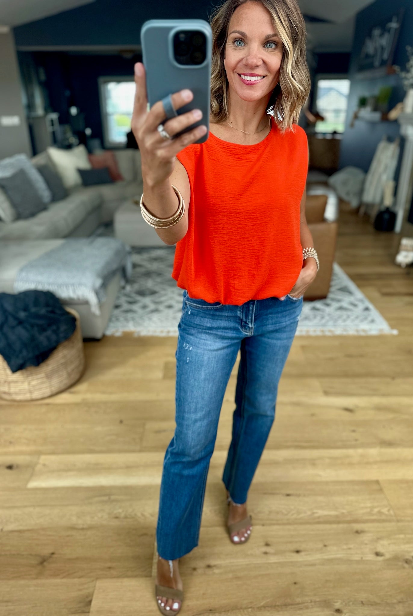 Breaking Free Boxy Top-Sleeveless-Les Amis-Anna Kaytes Boutique, Women's Fashion Boutique in Grinnell, Iowa