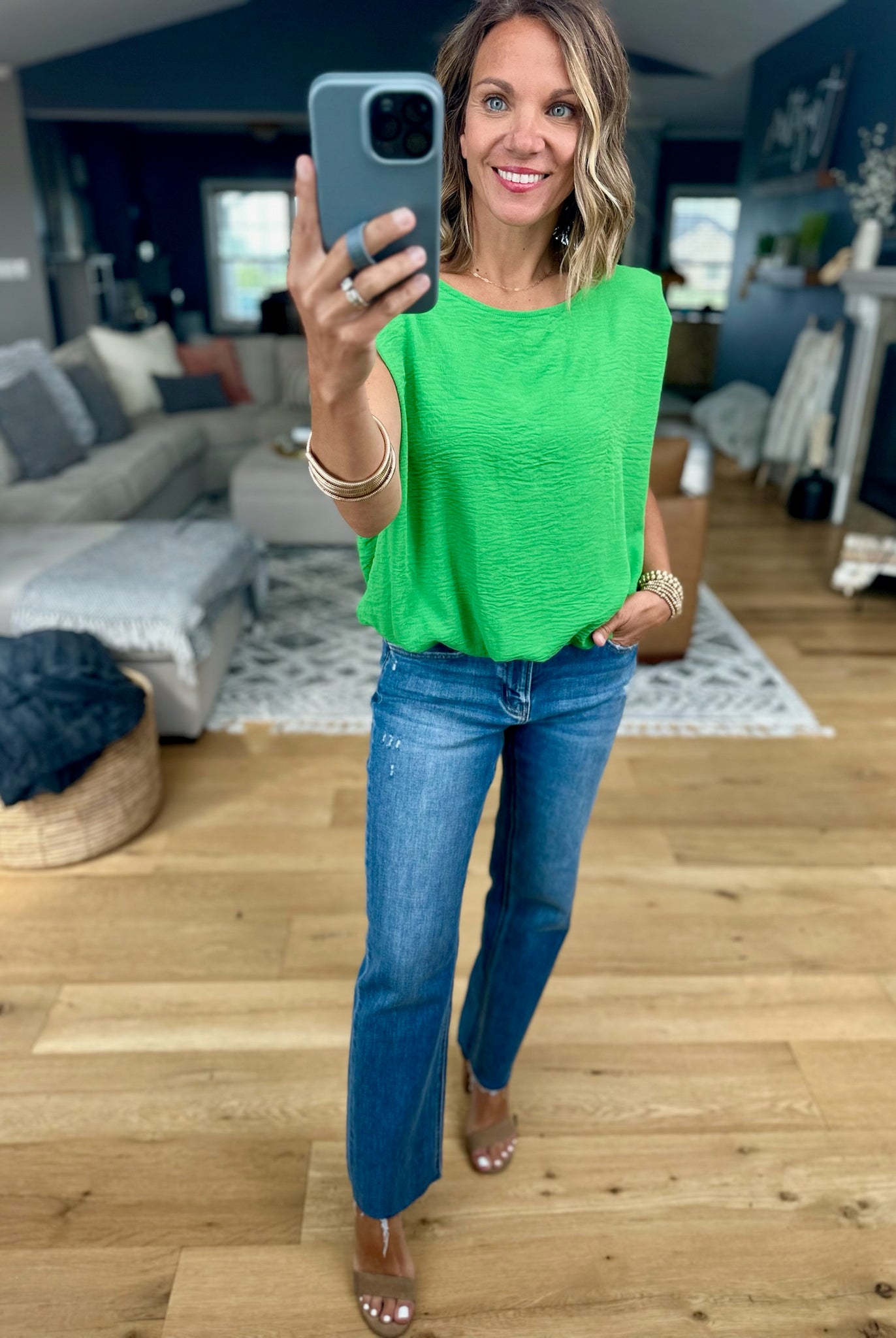 Breaking Free Boxy Top-Sleeveless-Les Amis-Anna Kaytes Boutique, Women's Fashion Boutique in Grinnell, Iowa