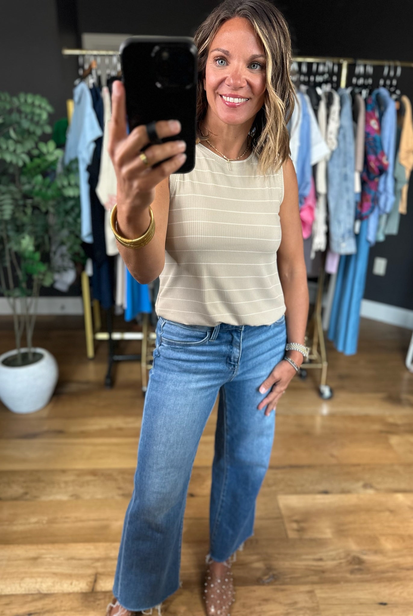Make It Work Ribbed Tank - Thread & Supply-Sleeveless-Thread & Supply-Anna Kaytes Boutique, Women's Fashion Boutique in Grinnell, Iowa
