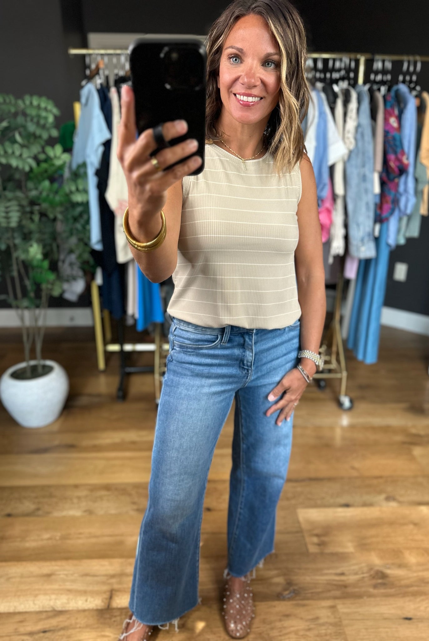 Make It Work Ribbed Tank - Thread & Supply-Sleeveless-Thread & Supply-Anna Kaytes Boutique, Women's Fashion Boutique in Grinnell, Iowa
