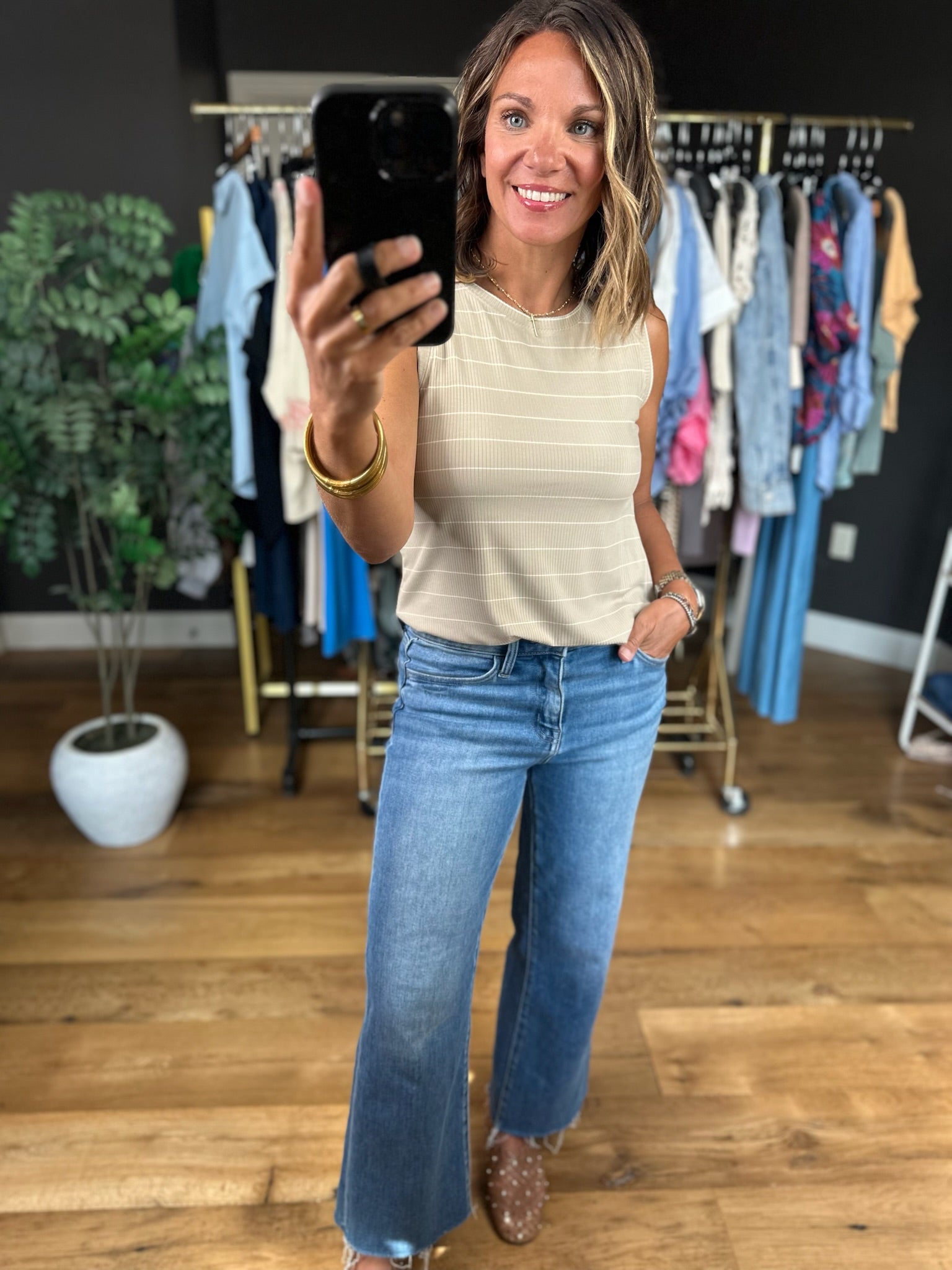 Make It Work Ribbed Tank-Sleeveless-Thread & Supply-Anna Kaytes Boutique, Women's Fashion Boutique in Grinnell, Iowa