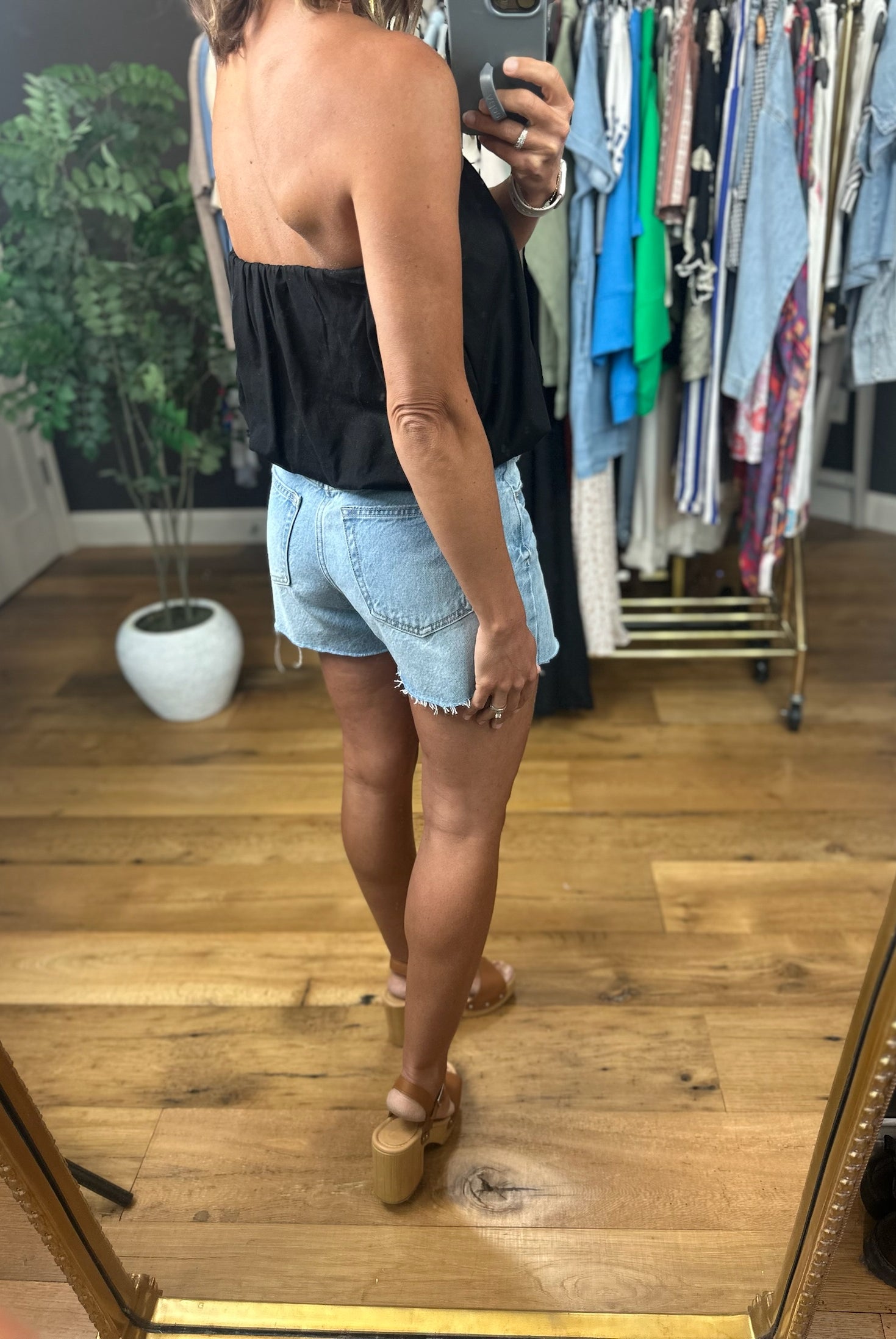 New Beginnings Strapless Top-Sleeveless-Wishlist-Anna Kaytes Boutique, Women's Fashion Boutique in Grinnell, Iowa