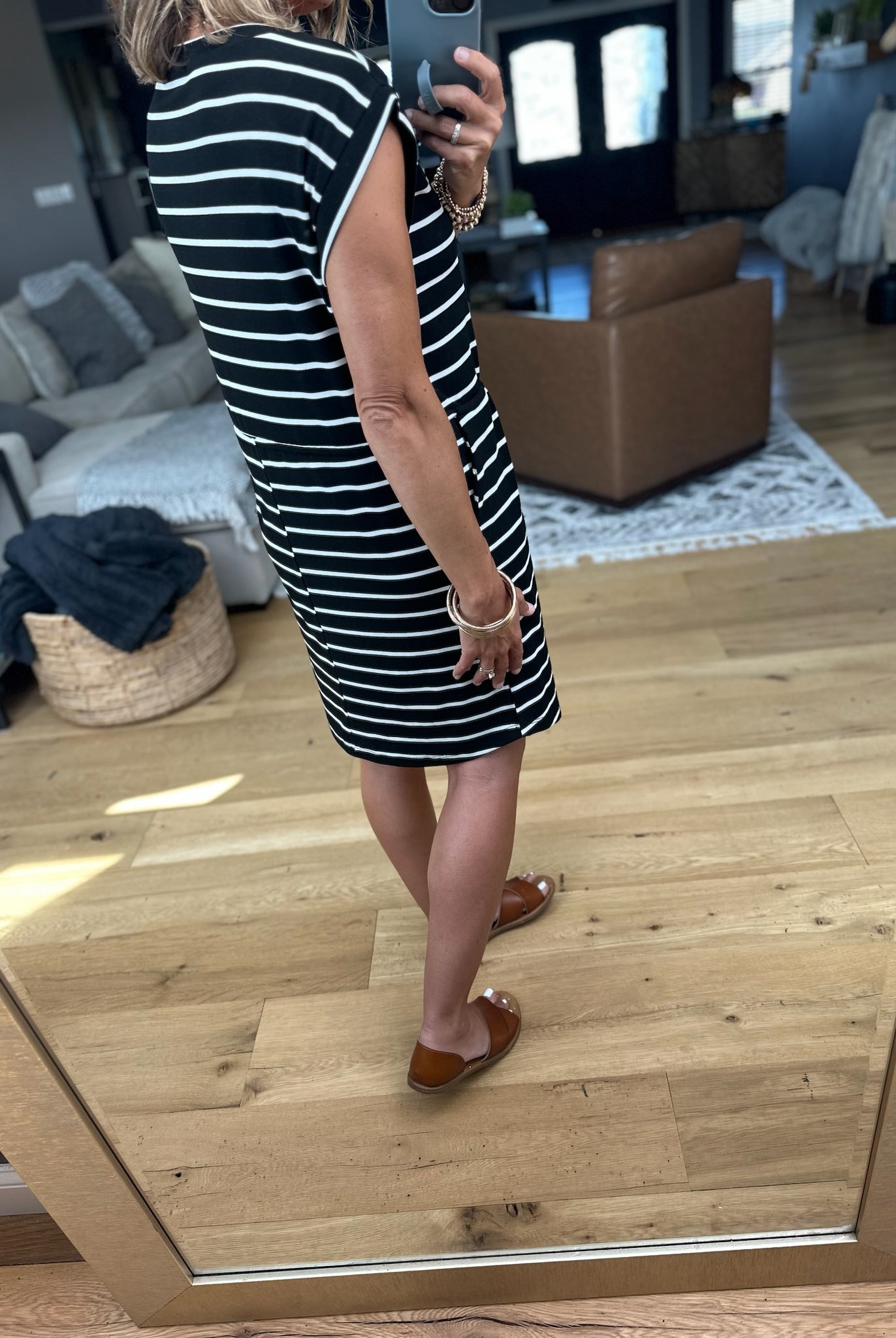 Hold For Style Striped Pocket Dress-Staccato-Anna Kaytes Boutique, Women's Fashion Boutique in Grinnell, Iowa