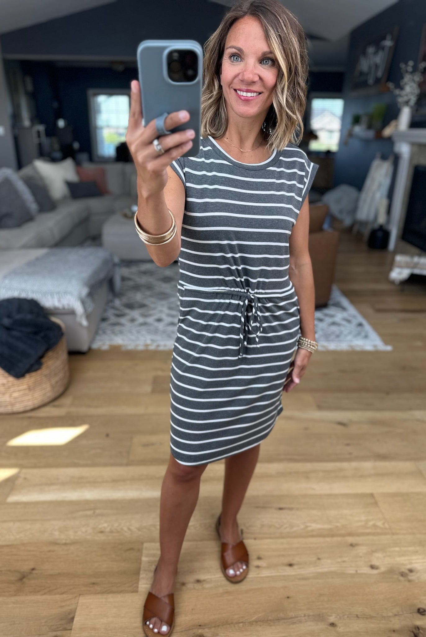 Hold For Style Striped Pocket Dress-Staccato-Anna Kaytes Boutique, Women's Fashion Boutique in Grinnell, Iowa