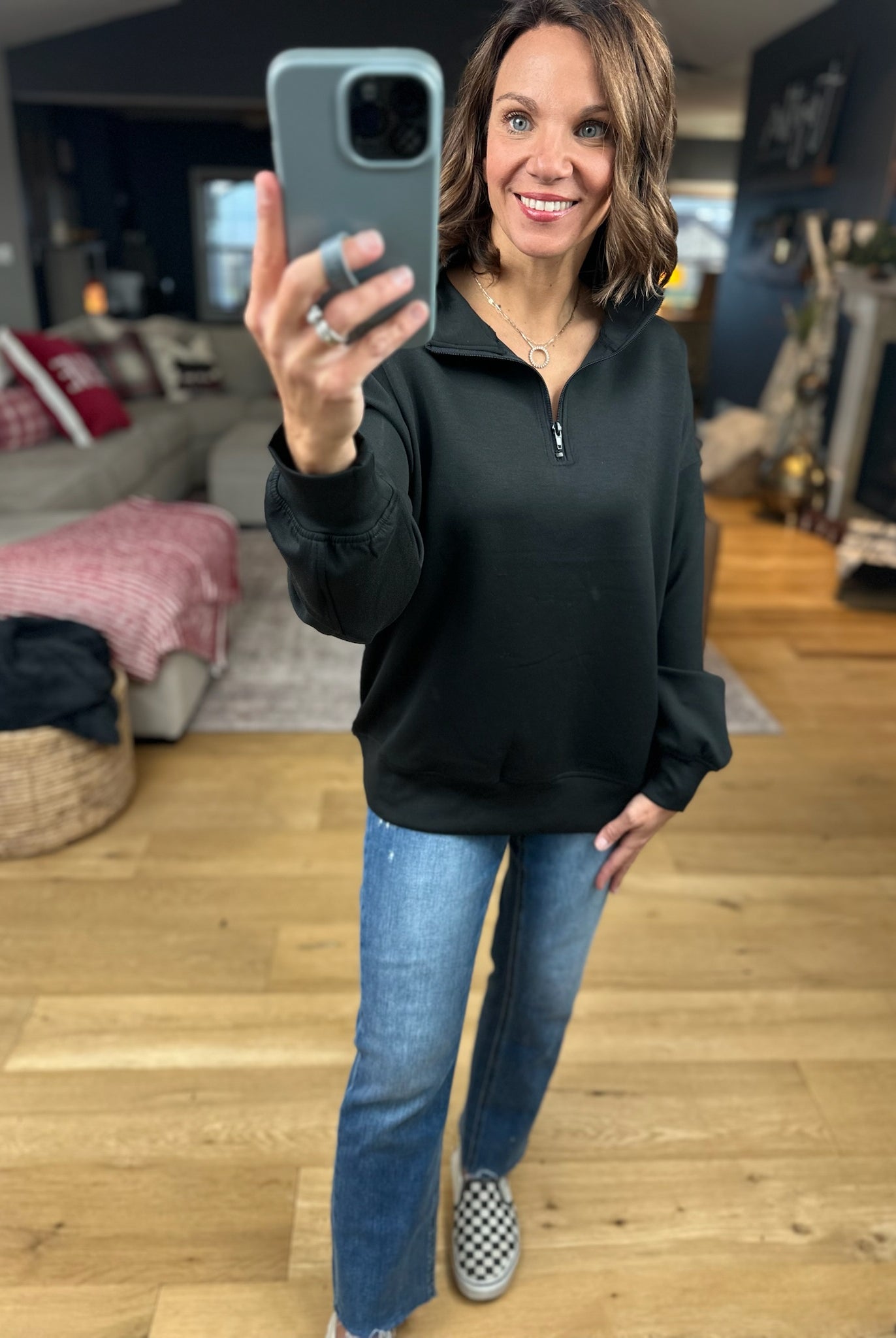 All True Things Pocket Pullover-Sweaters-Zenana-Anna Kaytes Boutique, Women's Fashion Boutique in Grinnell, Iowa