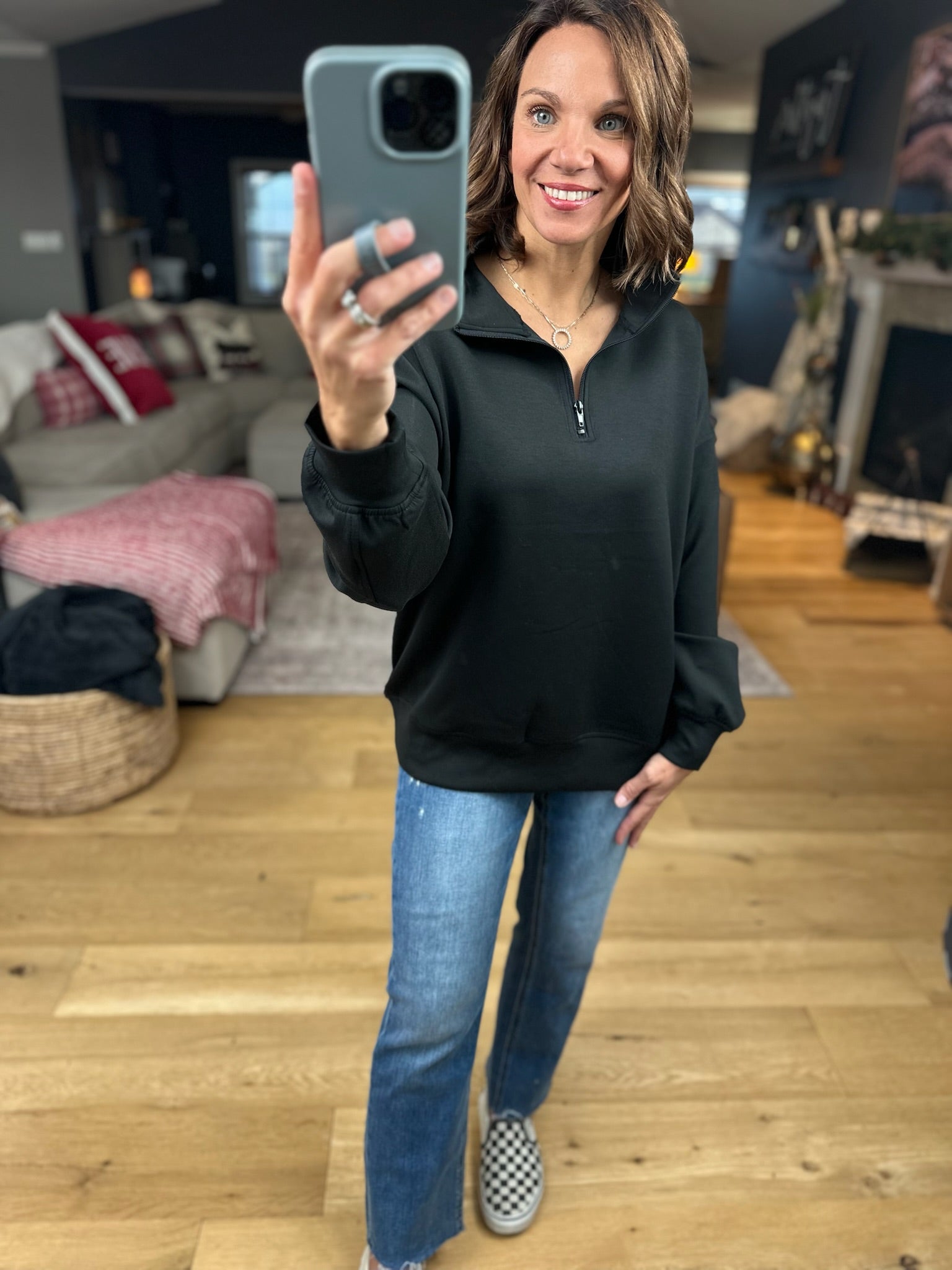 All True Things Pocket Pullover-Sweaters-Zenana-Anna Kaytes Boutique, Women's Fashion Boutique in Grinnell, Iowa