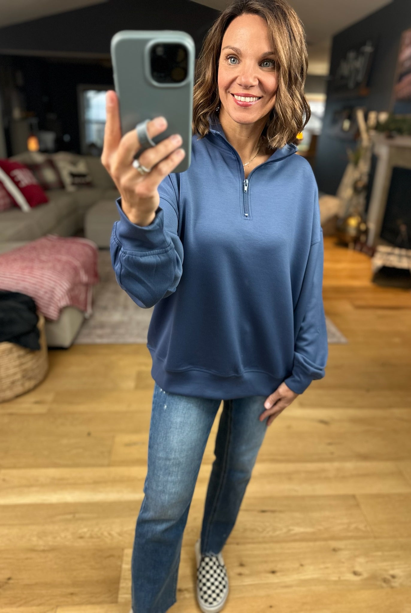 All True Things Pocket Pullover-Sweaters-Zenana-Anna Kaytes Boutique, Women's Fashion Boutique in Grinnell, Iowa