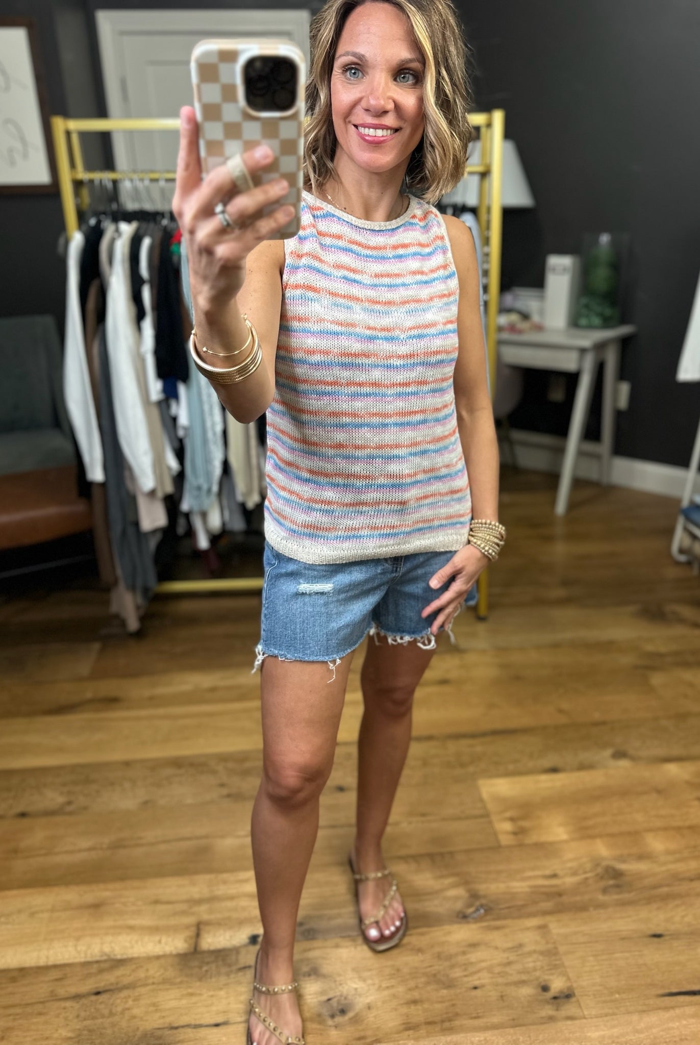 Look Around Striped Knit - Sky Multi-Wishlist-Anna Kaytes Boutique, Women's Fashion Boutique in Grinnell, Iowa