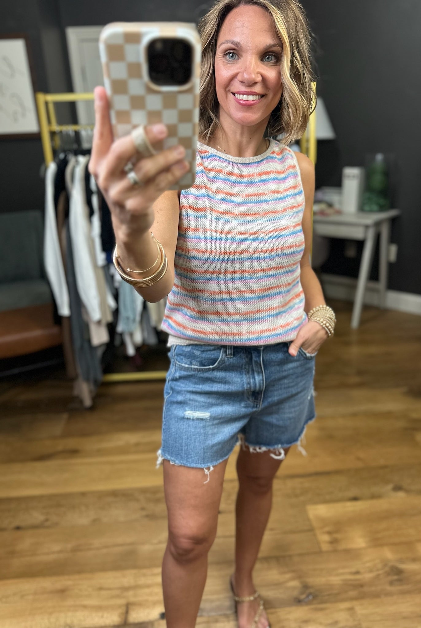 Look Around Striped Knit - Sky Multi-Wishlist-Anna Kaytes Boutique, Women's Fashion Boutique in Grinnell, Iowa