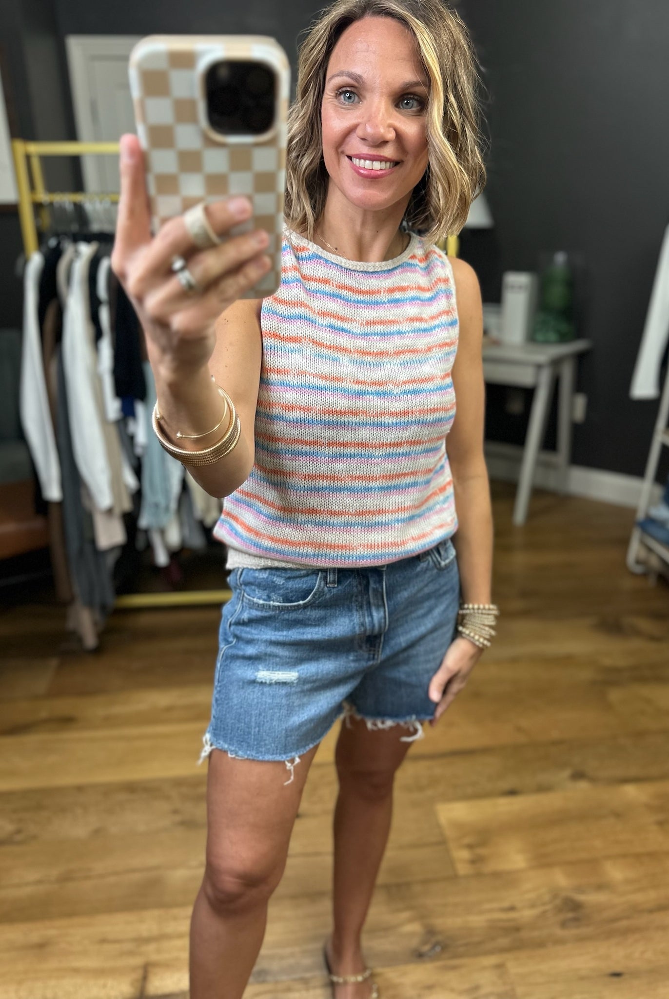 Look Around Striped Knit - Sky Multi-Wishlist-Anna Kaytes Boutique, Women's Fashion Boutique in Grinnell, Iowa