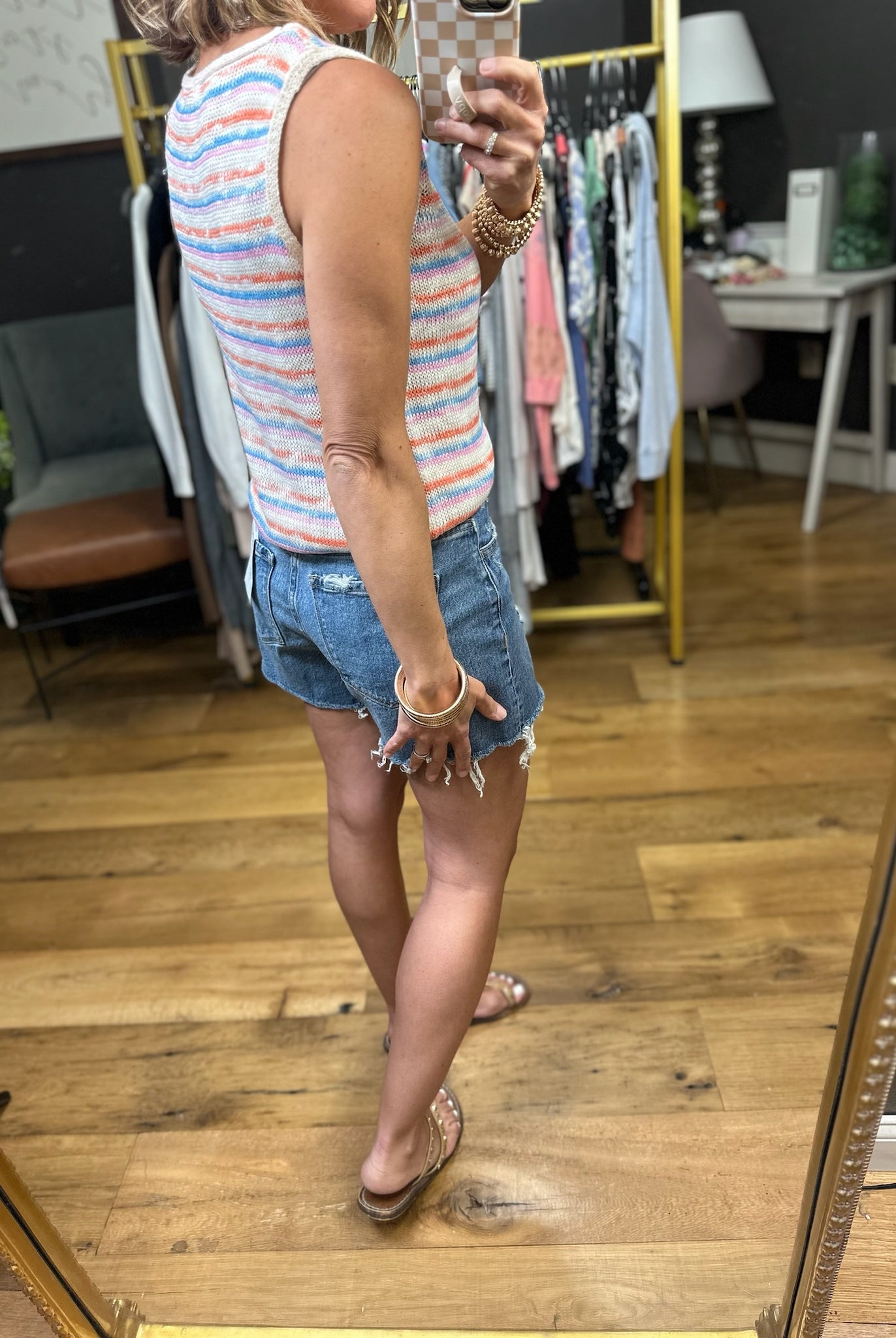 Look Around Striped Knit - Sky Multi-Wishlist-Anna Kaytes Boutique, Women's Fashion Boutique in Grinnell, Iowa