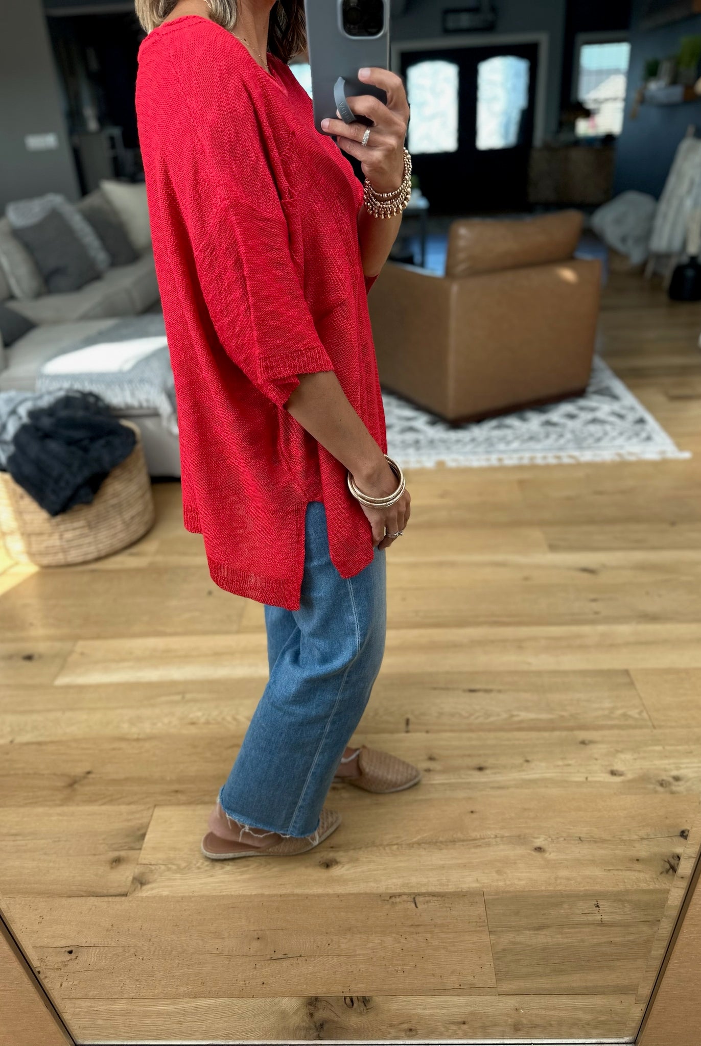 Knit In Nature Oversized Knit Top-Easel-Anna Kaytes Boutique, Women's Fashion Boutique in Grinnell, Iowa