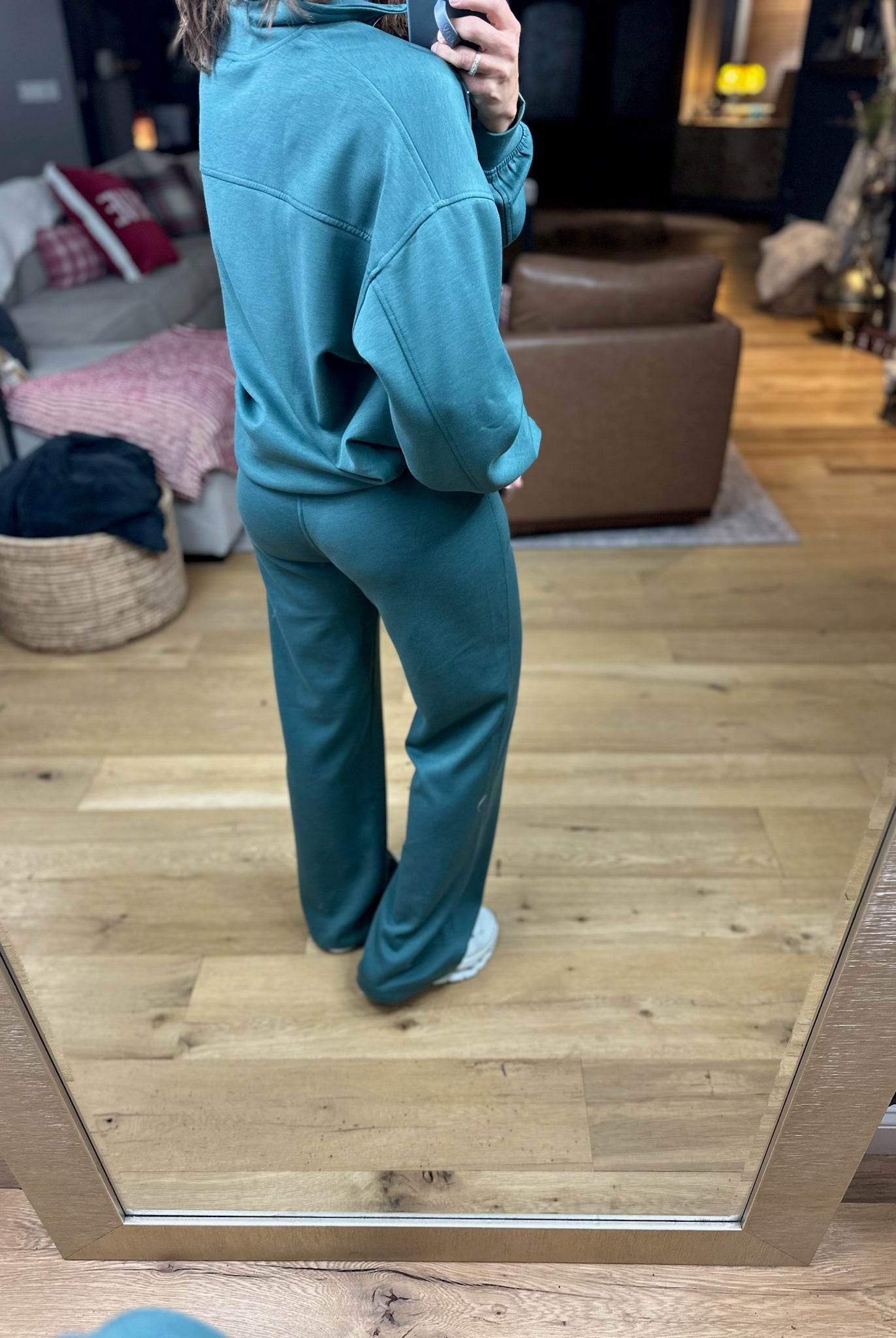 The Emma 3/4 Zip Pullover + Pant Set-Sweaters-Zenana-Anna Kaytes Boutique, Women's Fashion Boutique in Grinnell, Iowa