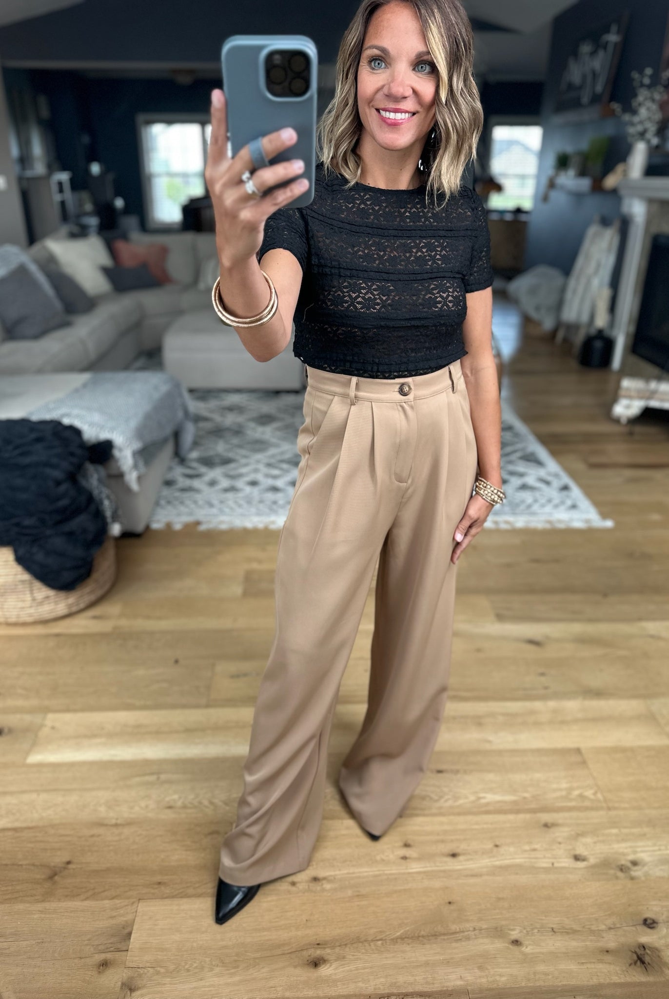 Back In Business High-Waisted Trouser-Allie Rose-Anna Kaytes Boutique, Women's Fashion Boutique in Grinnell, Iowa