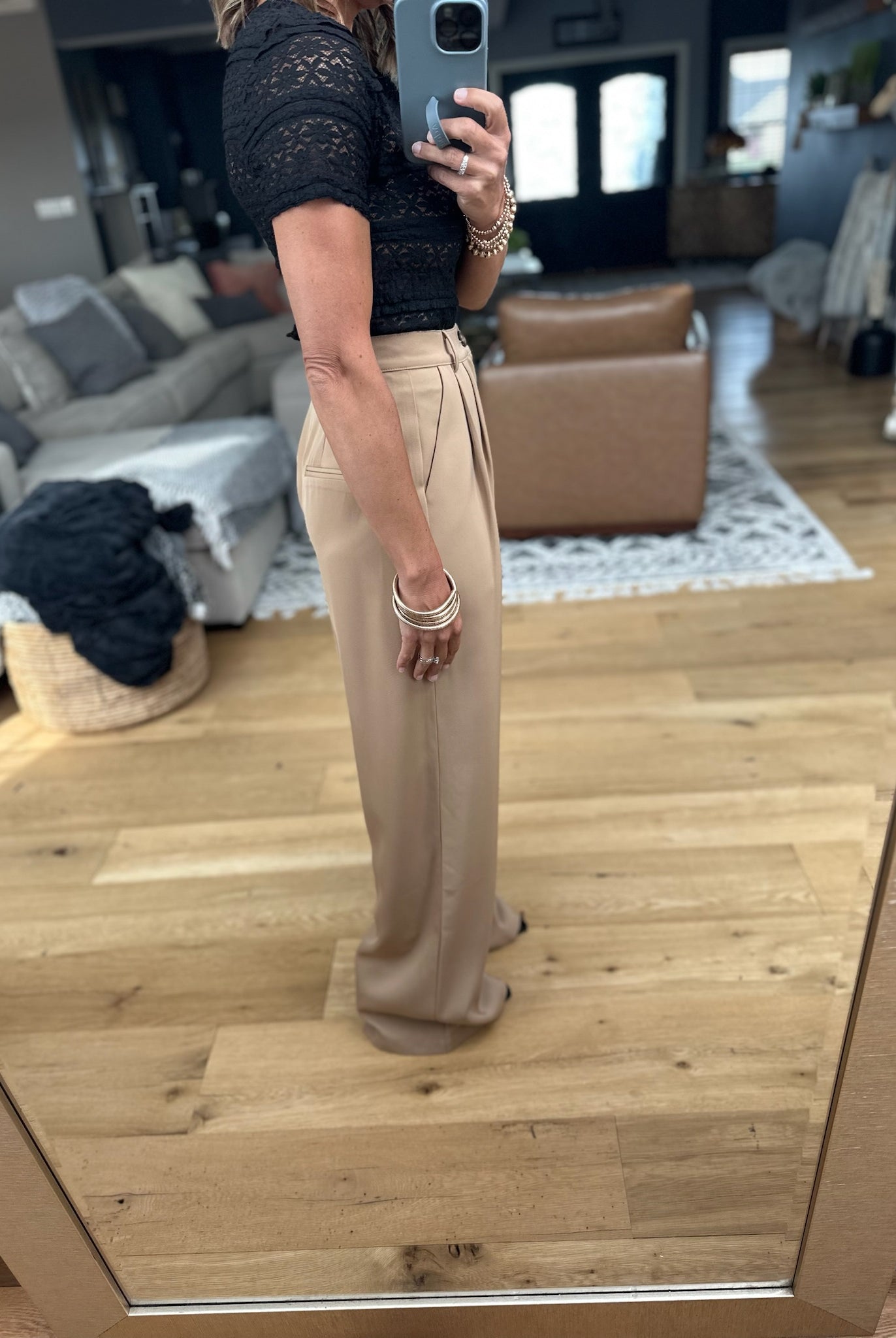 Back In Business High-Waisted Trouser-Allie Rose-Anna Kaytes Boutique, Women's Fashion Boutique in Grinnell, Iowa