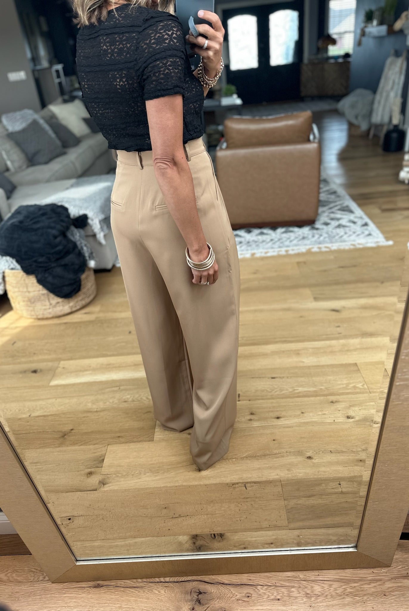 Back In Business High-Waisted Trouser-Allie Rose-Anna Kaytes Boutique, Women's Fashion Boutique in Grinnell, Iowa