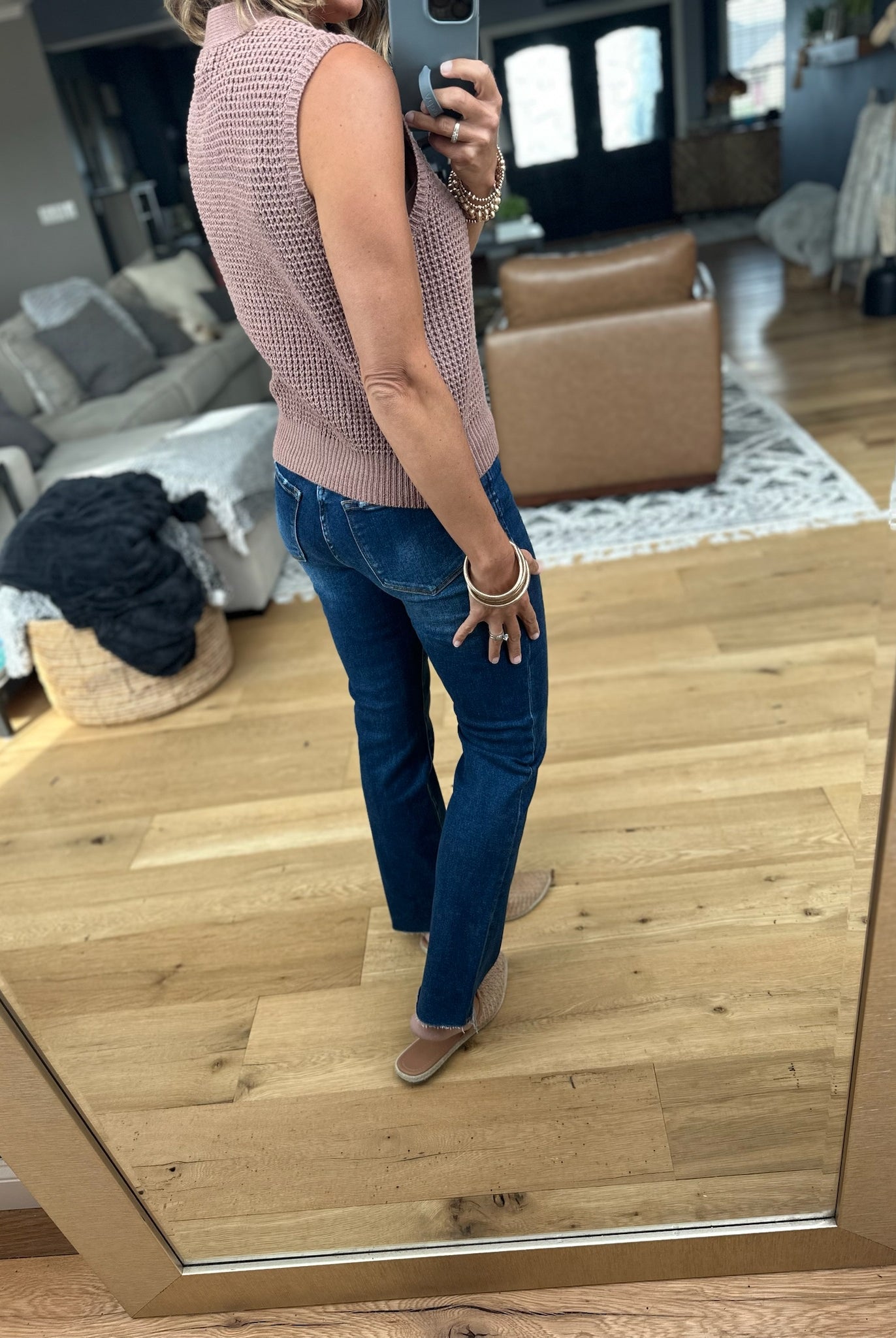 Everything I Need Button-Down Knit Vest-sweaters-Staccato-Anna Kaytes Boutique, Women's Fashion Boutique in Grinnell, Iowa