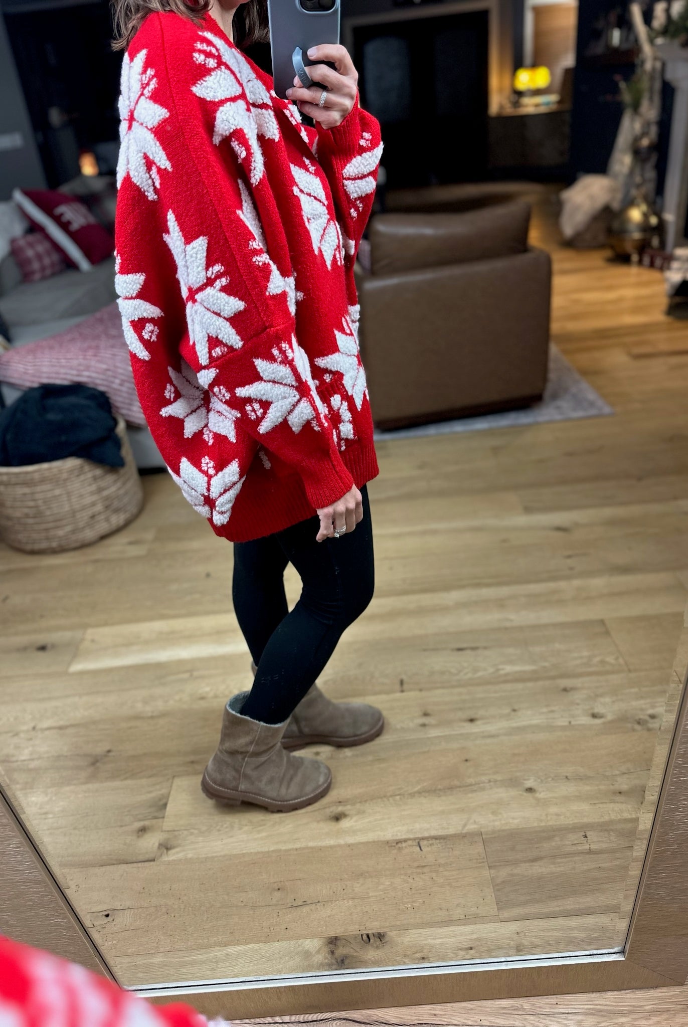 Winter Radiance Oversized Cardigan-Sweaters-Bucketlist-Anna Kaytes Boutique, Women's Fashion Boutique in Grinnell, Iowa