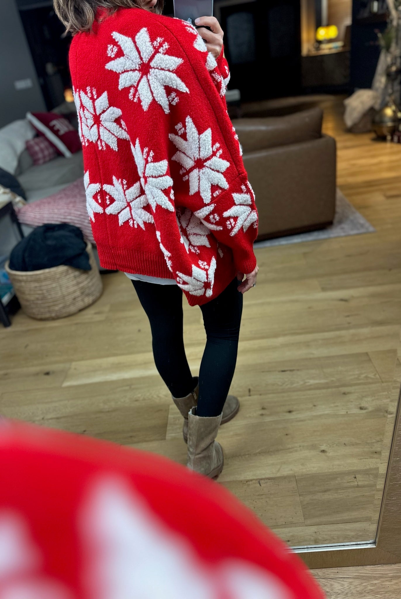 Winter Radiance Oversized Cardigan-Sweaters-Bucketlist-Anna Kaytes Boutique, Women's Fashion Boutique in Grinnell, Iowa