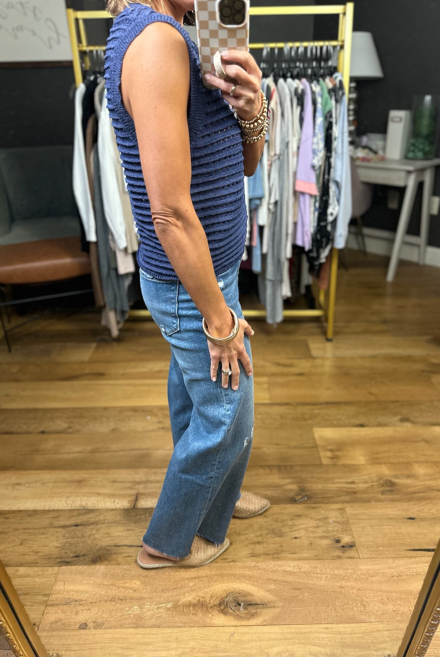 In True Comfort Crochet Knit Top - Multiple Options-Short Sleeves-By together W1459-Anna Kaytes Boutique, Women's Fashion Boutique in Grinnell, Iowa