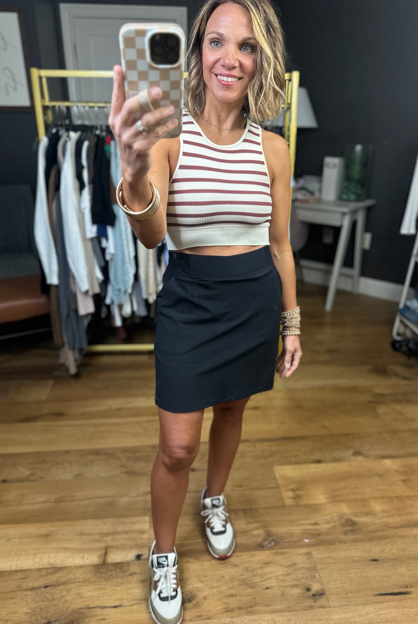 Sweetest Thing Striped Ribbed Brami-Sleeveless-By Together-Anna Kaytes Boutique, Women's Fashion Boutique in Grinnell, Iowa