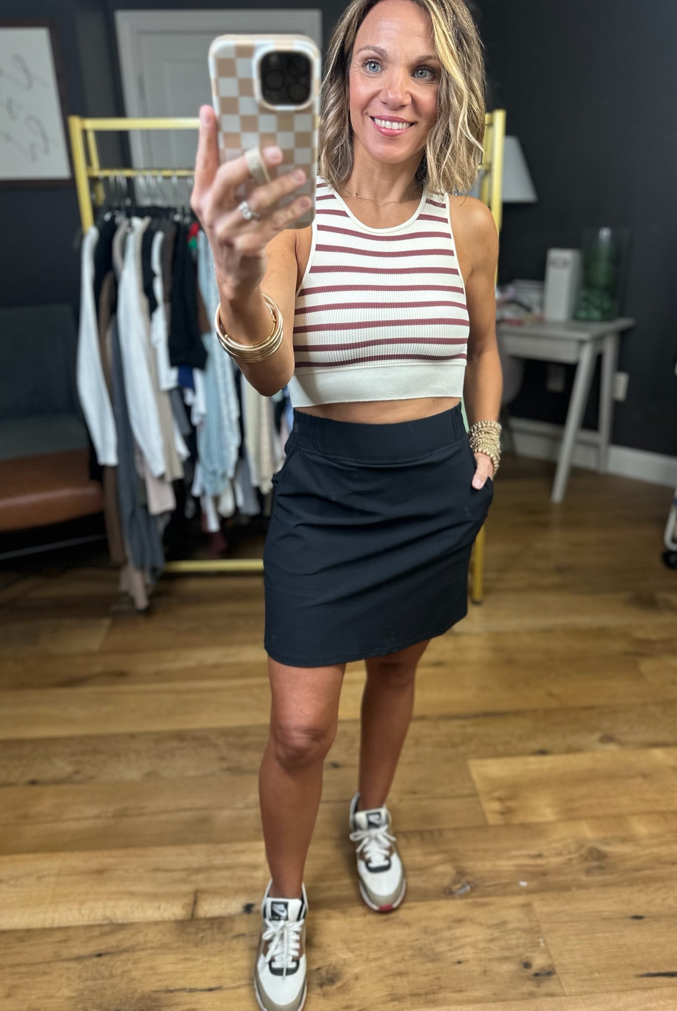 Sweetest Thing Striped Ribbed Brami-Sleeveless-By Together-Anna Kaytes Boutique, Women's Fashion Boutique in Grinnell, Iowa