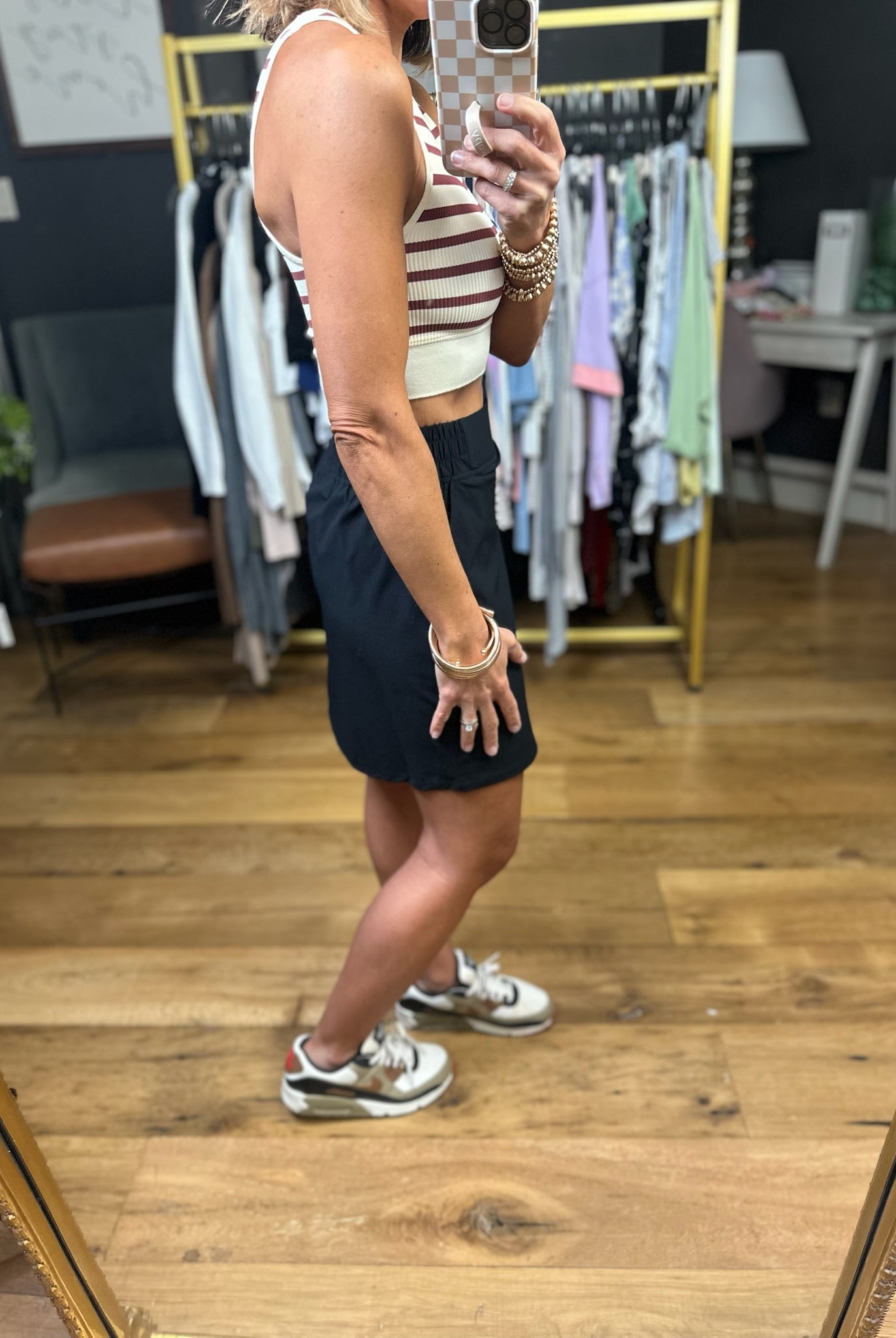 Sweetest Thing Striped Ribbed Brami-Sleeveless-By Together-Anna Kaytes Boutique, Women's Fashion Boutique in Grinnell, Iowa