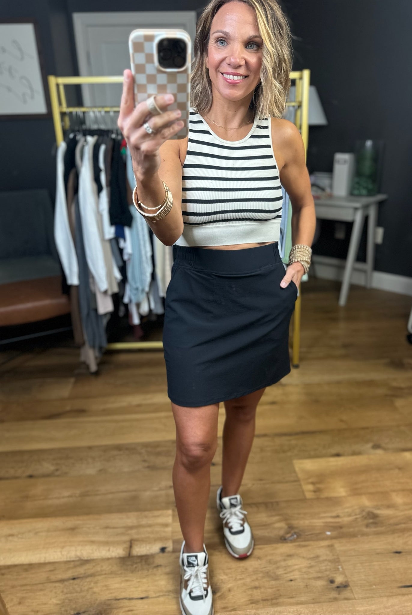 Sweetest Thing Striped Ribbed Brami-Sleeveless-By Together-Anna Kaytes Boutique, Women's Fashion Boutique in Grinnell, Iowa