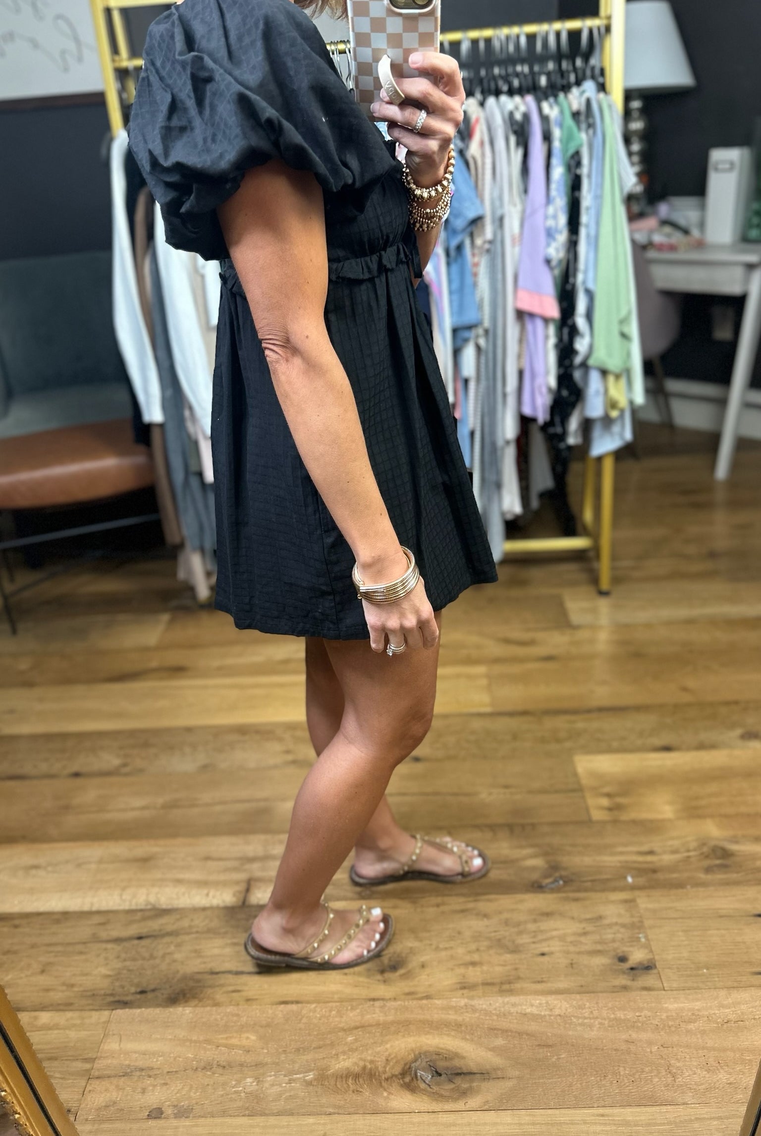 The Right Way Short Sleeve Romper - Black-Vervet-Anna Kaytes Boutique, Women's Fashion Boutique in Grinnell, Iowa