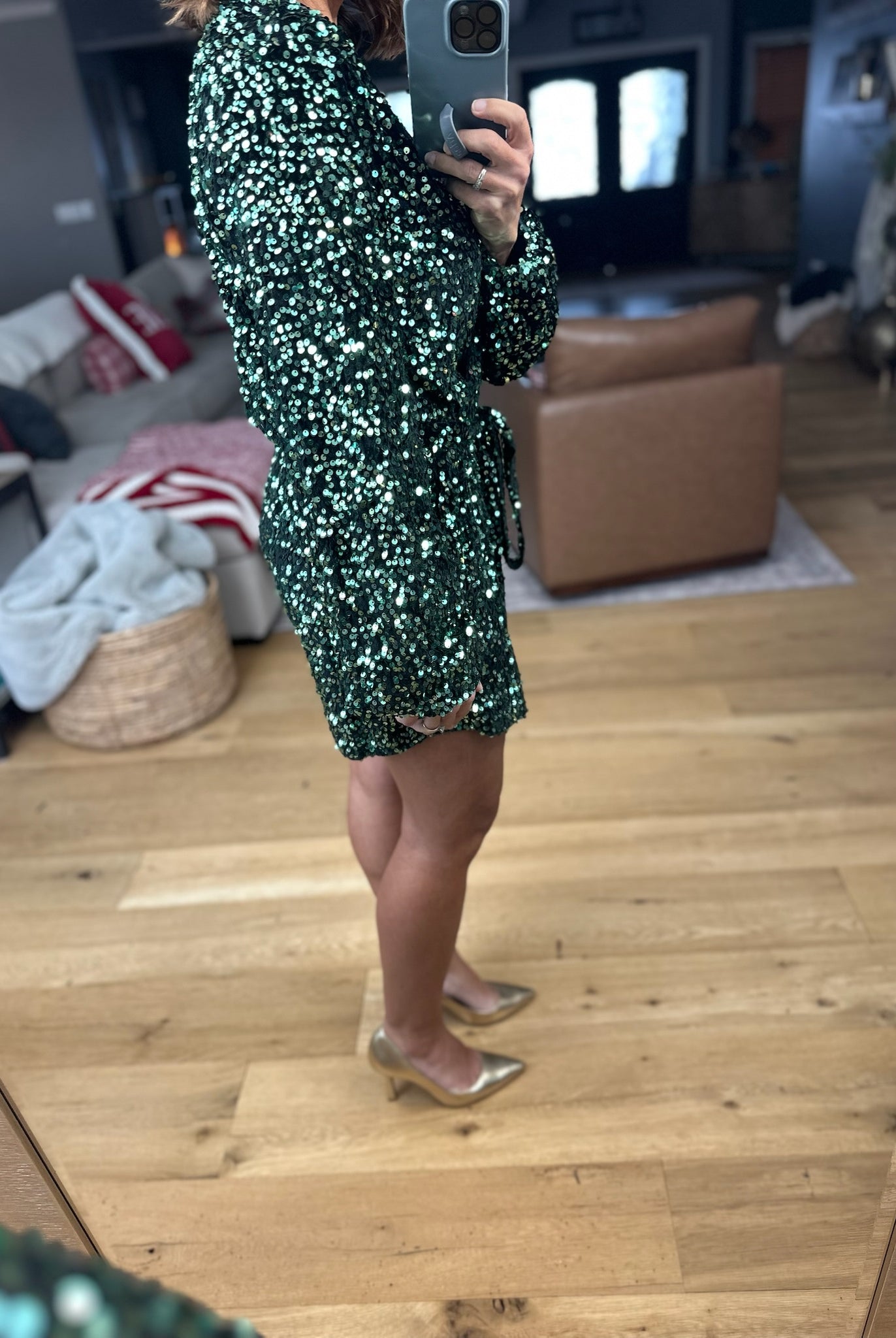 Shimmering Night Sequin-Detail Romper-Rompers-Saints & Hearts-Anna Kaytes Boutique, Women's Fashion Boutique in Grinnell, Iowa